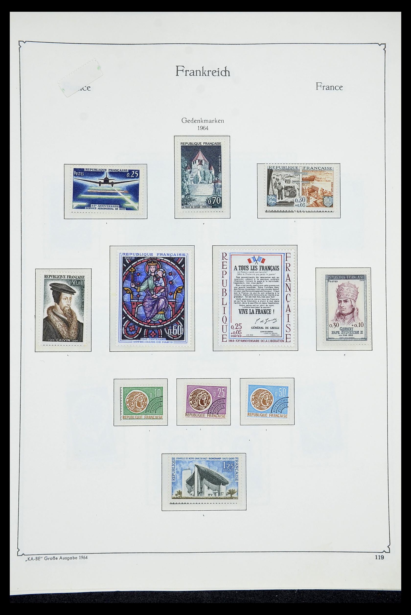34580 118 - Postzegelverzameling 34580 Frankrijk 1900-1971.