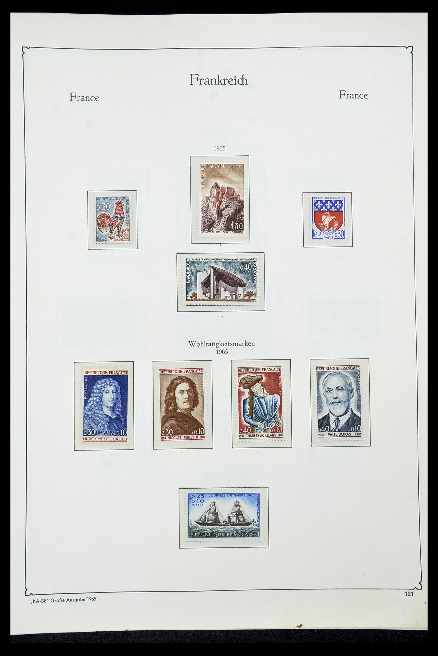 34580 120 - Postzegelverzameling 34580 Frankrijk 1900-1971.