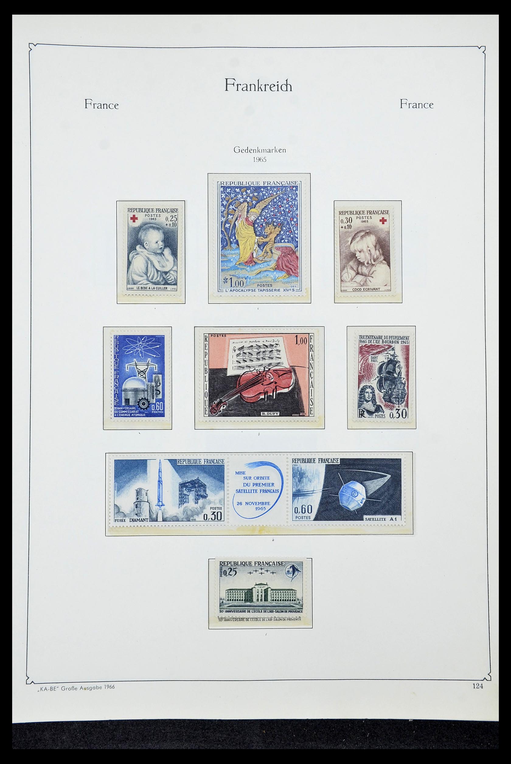 34580 123 - Postzegelverzameling 34580 Frankrijk 1900-1971.