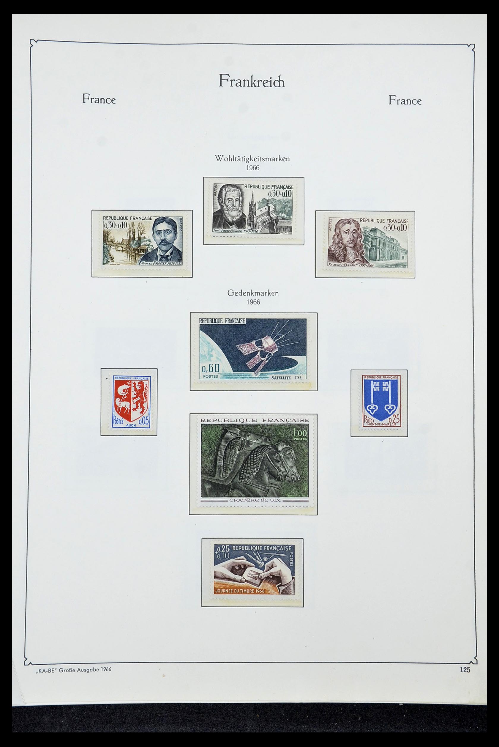 34580 124 - Postzegelverzameling 34580 Frankrijk 1900-1971.