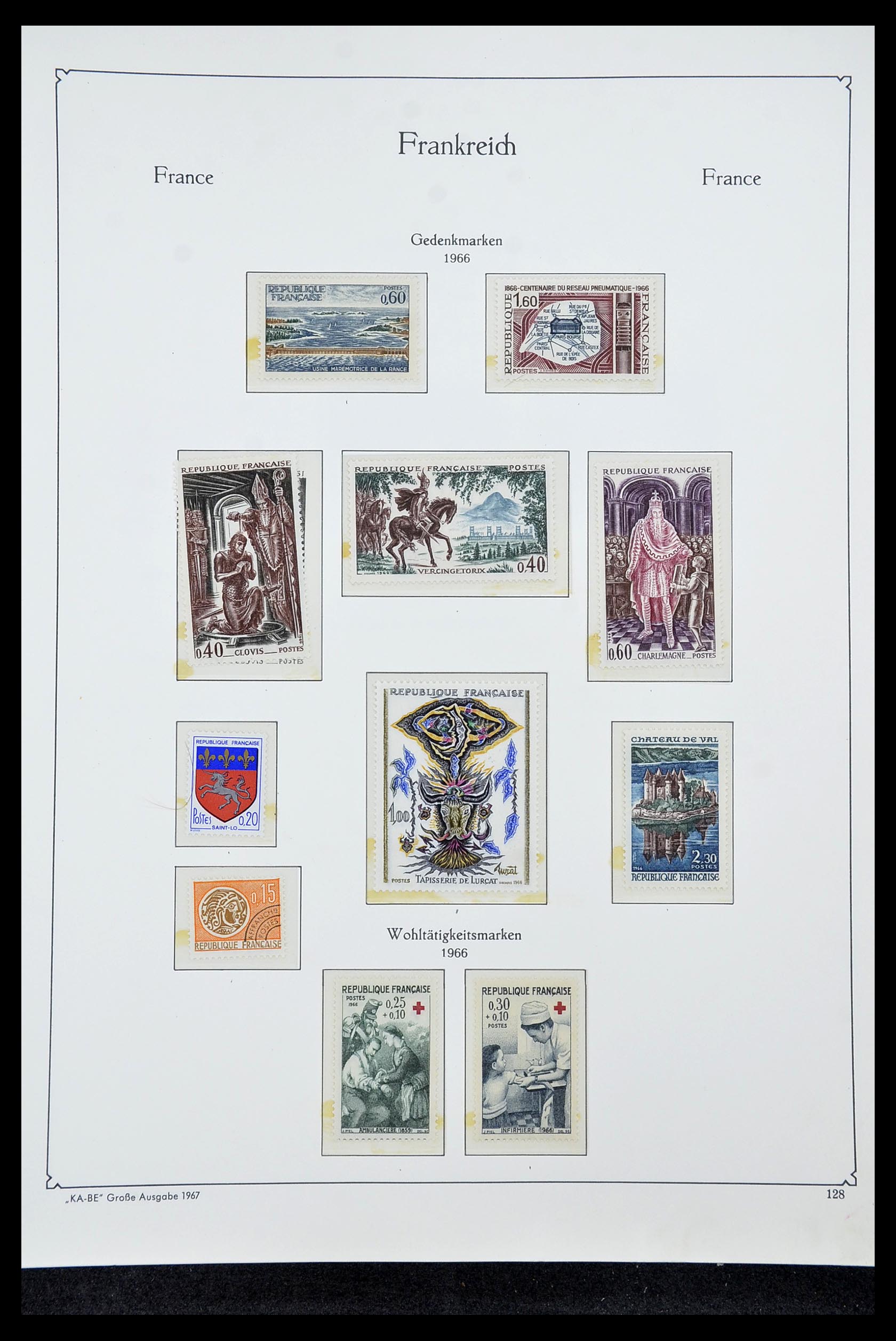 34580 127 - Postzegelverzameling 34580 Frankrijk 1900-1971.