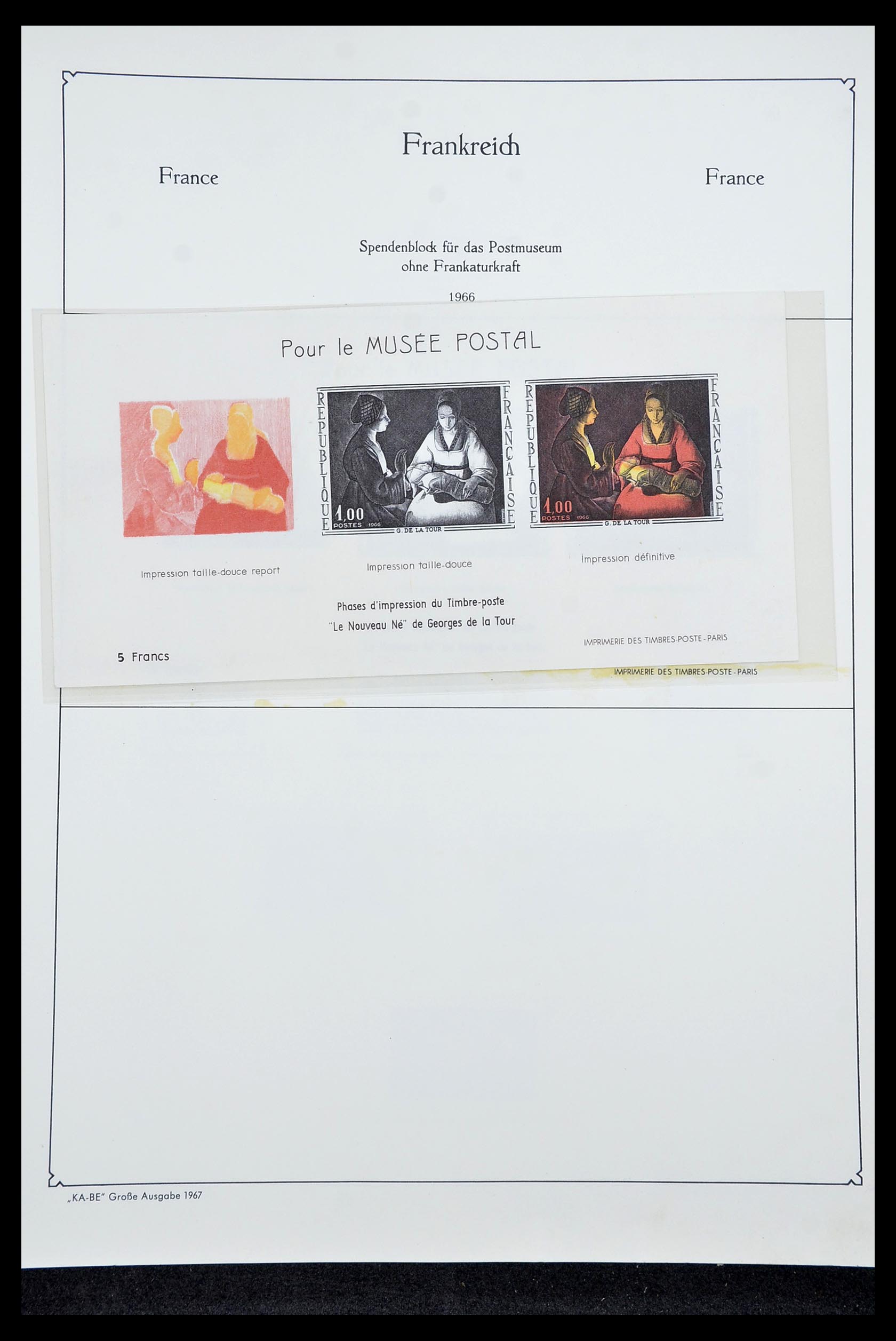 34580 128 - Postzegelverzameling 34580 Frankrijk 1900-1971.