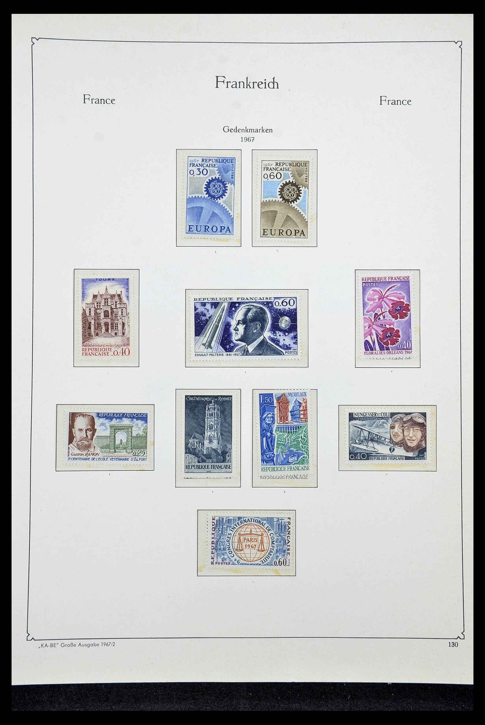 34580 130 - Postzegelverzameling 34580 Frankrijk 1900-1971.