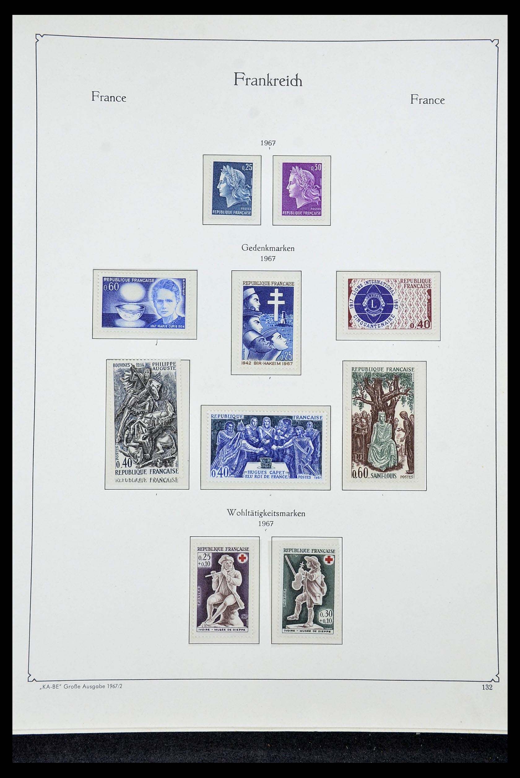 34580 132 - Stamp Collection 34580 France 1900-1971.