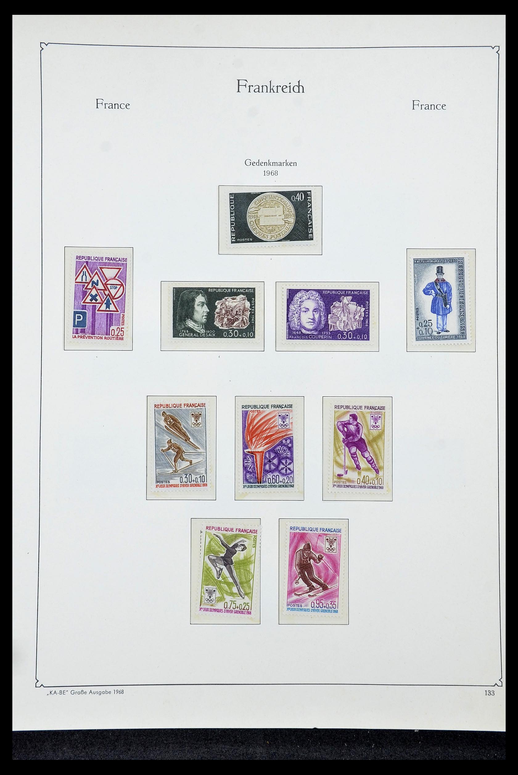 34580 133 - Postzegelverzameling 34580 Frankrijk 1900-1971.