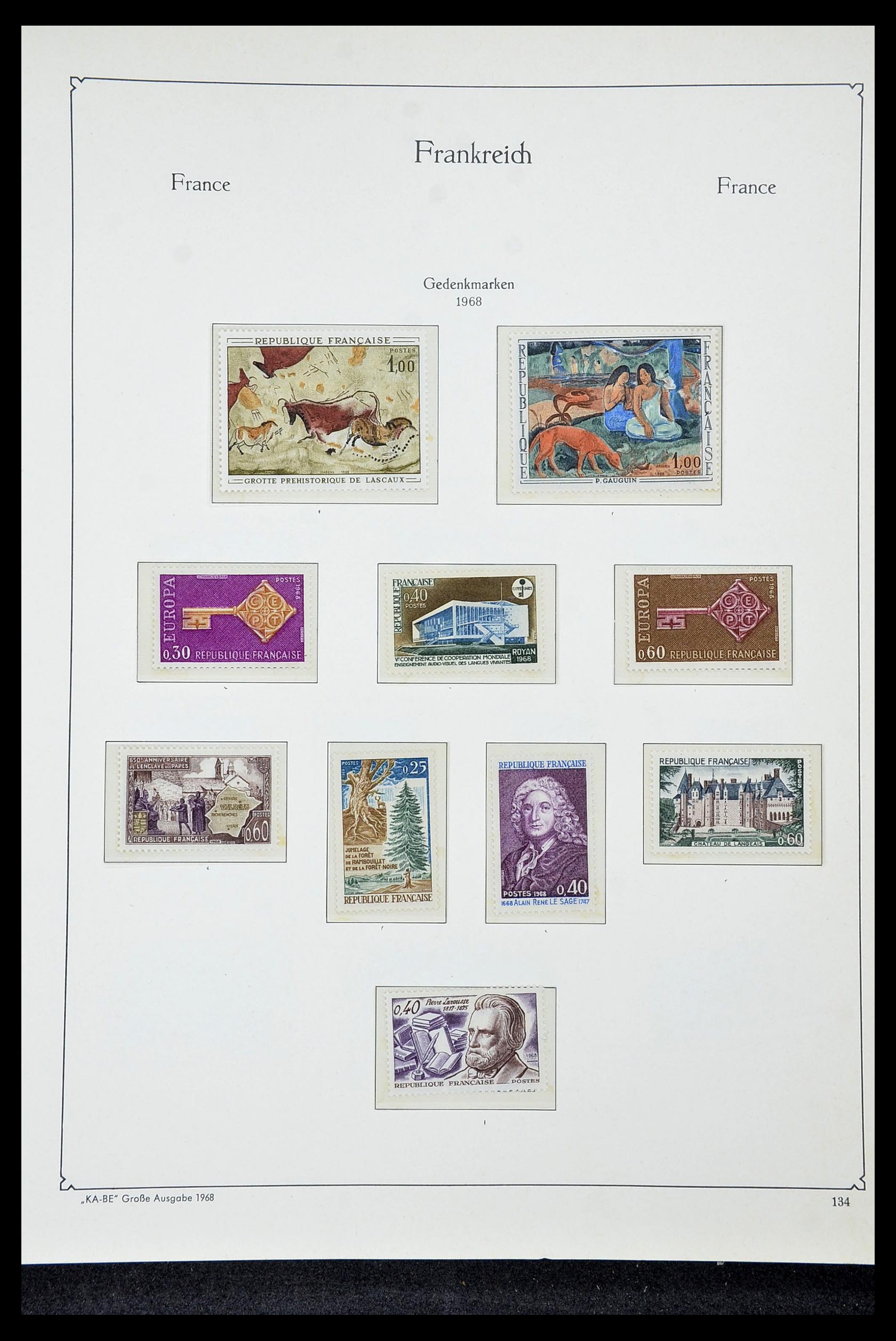 34580 135 - Postzegelverzameling 34580 Frankrijk 1900-1971.