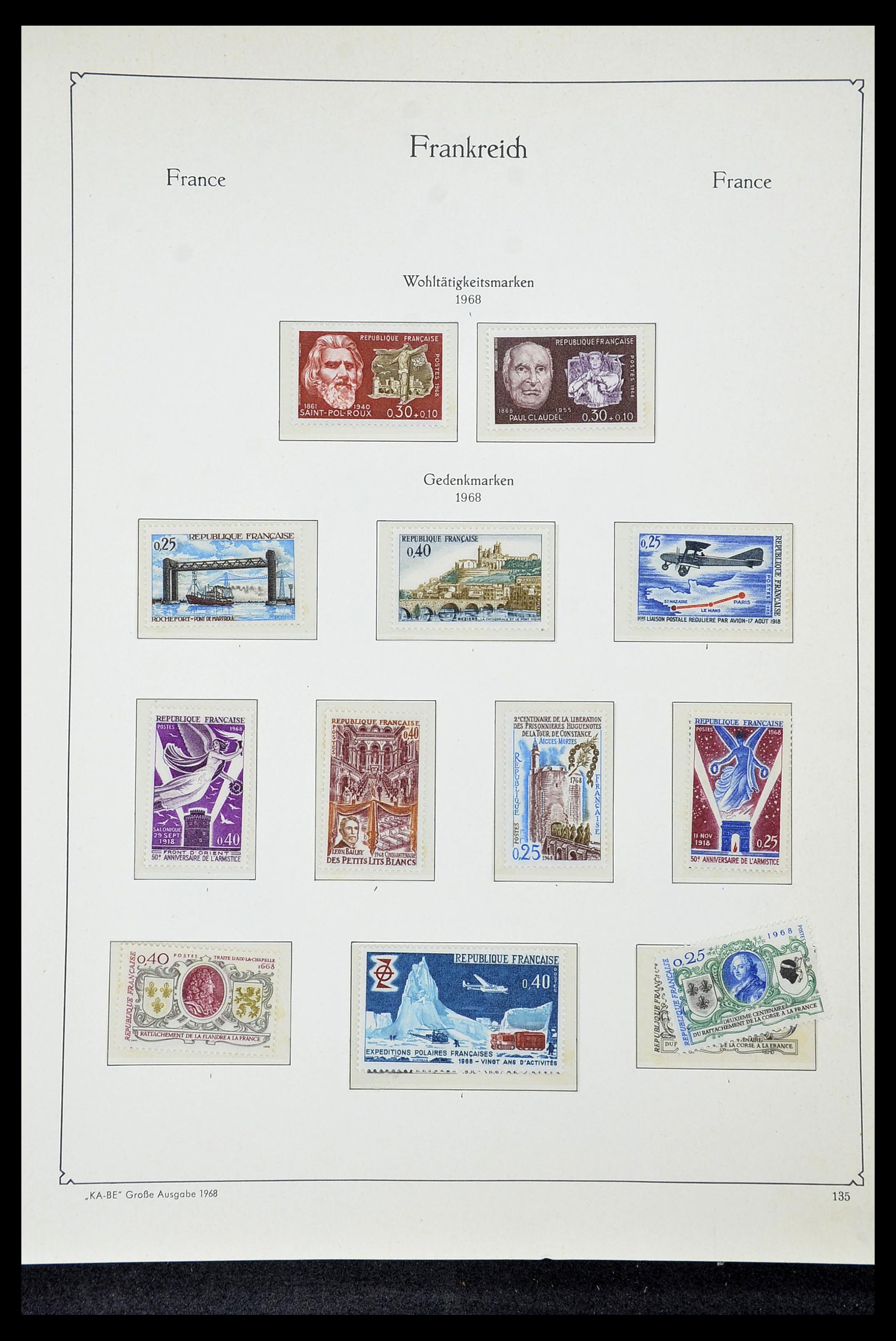 34580 136 - Postzegelverzameling 34580 Frankrijk 1900-1971.