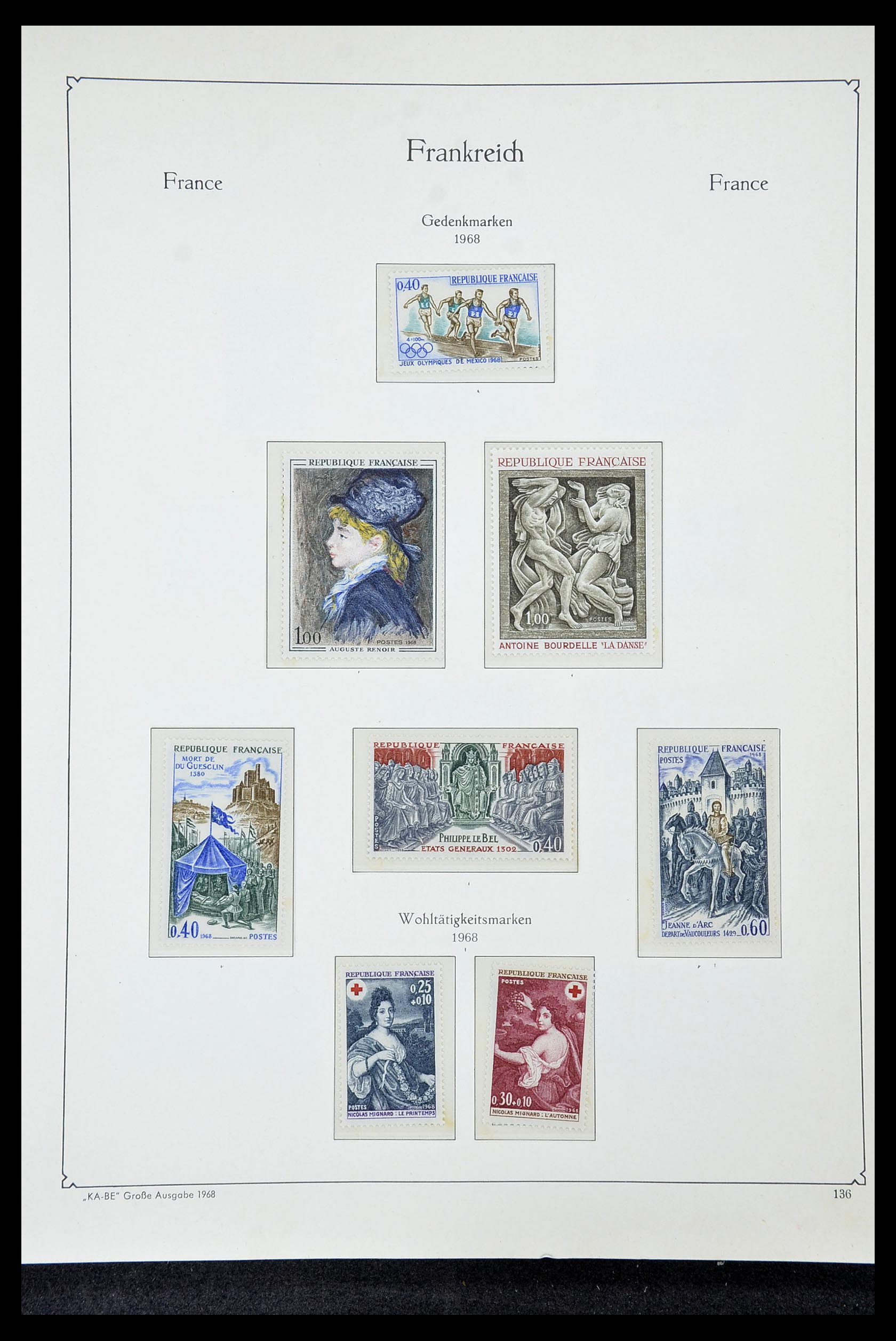 34580 137 - Stamp Collection 34580 France 1900-1971.