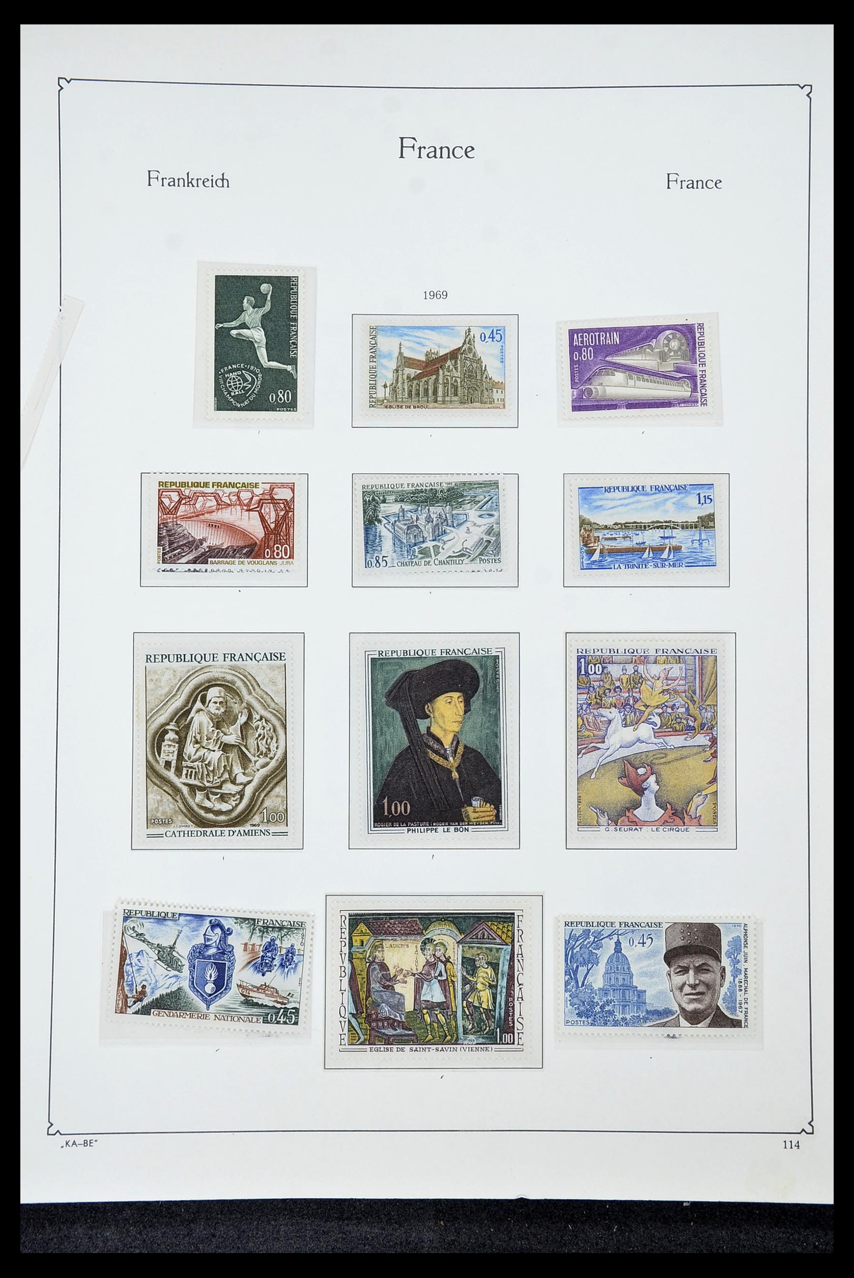 34580 138 - Postzegelverzameling 34580 Frankrijk 1900-1971.