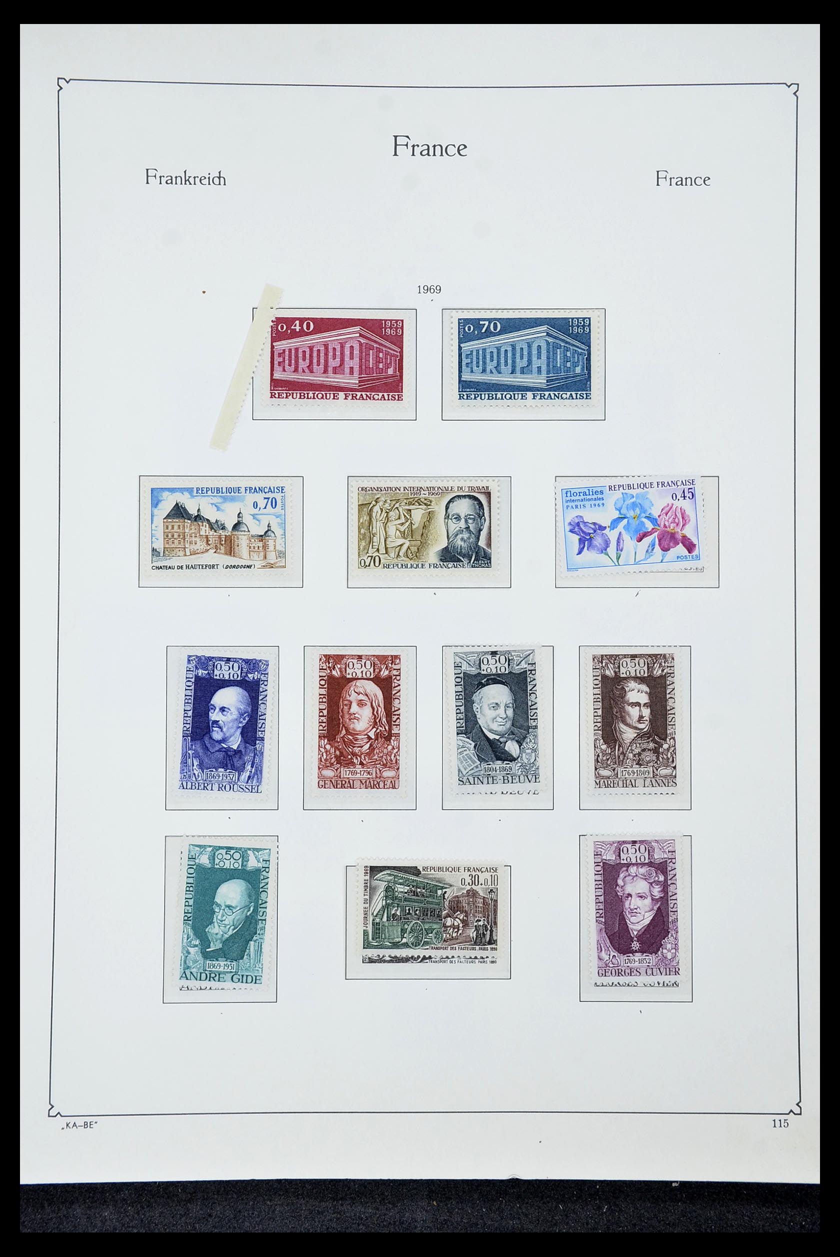 34580 139 - Postzegelverzameling 34580 Frankrijk 1900-1971.