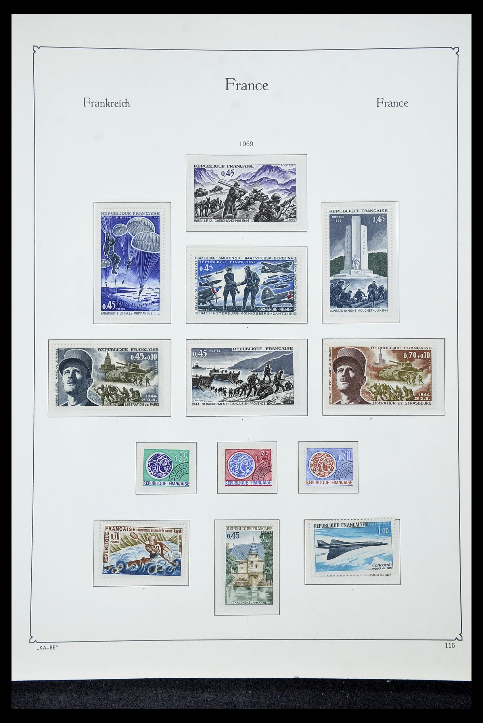 34580 140 - Postzegelverzameling 34580 Frankrijk 1900-1971.