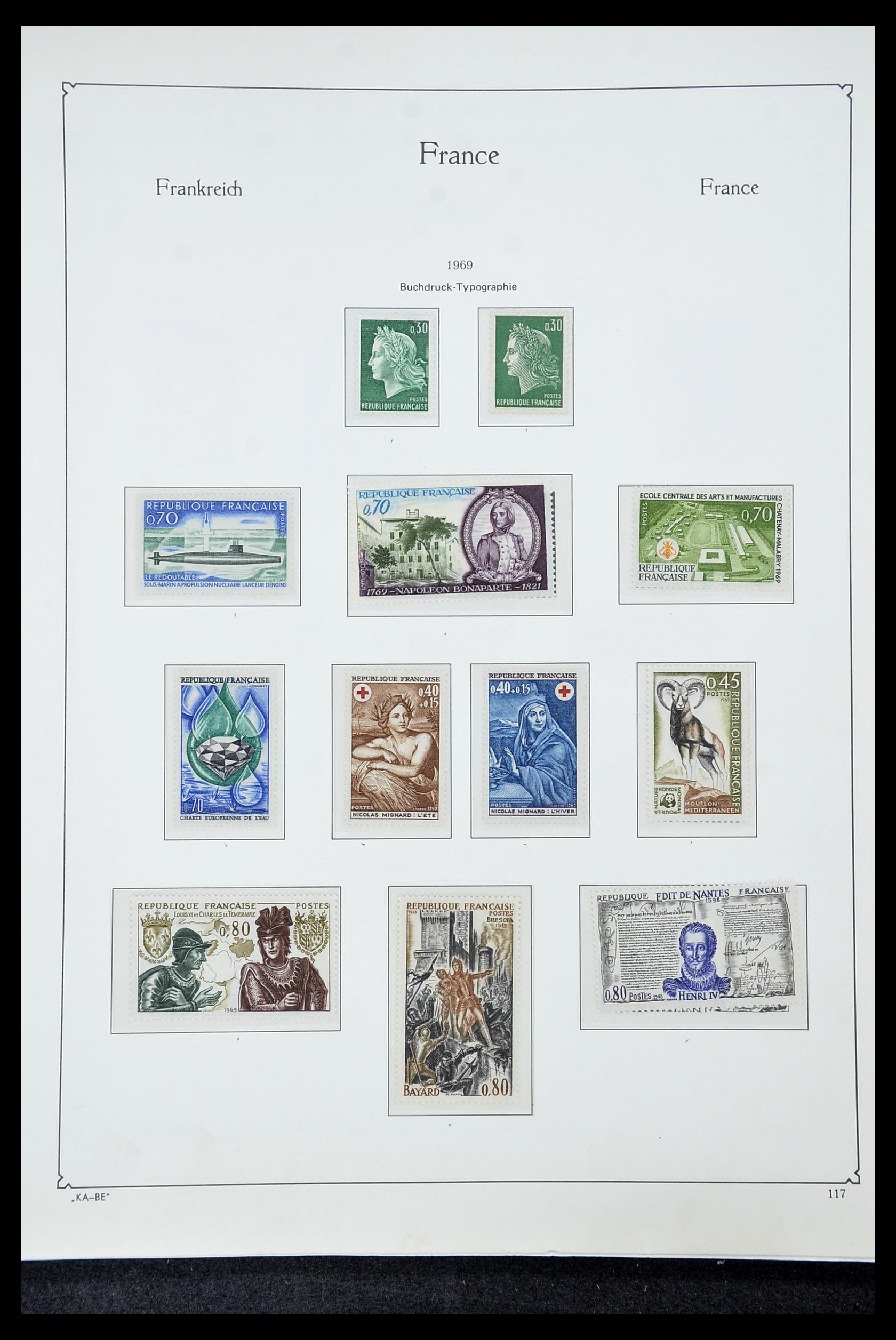 34580 141 - Postzegelverzameling 34580 Frankrijk 1900-1971.