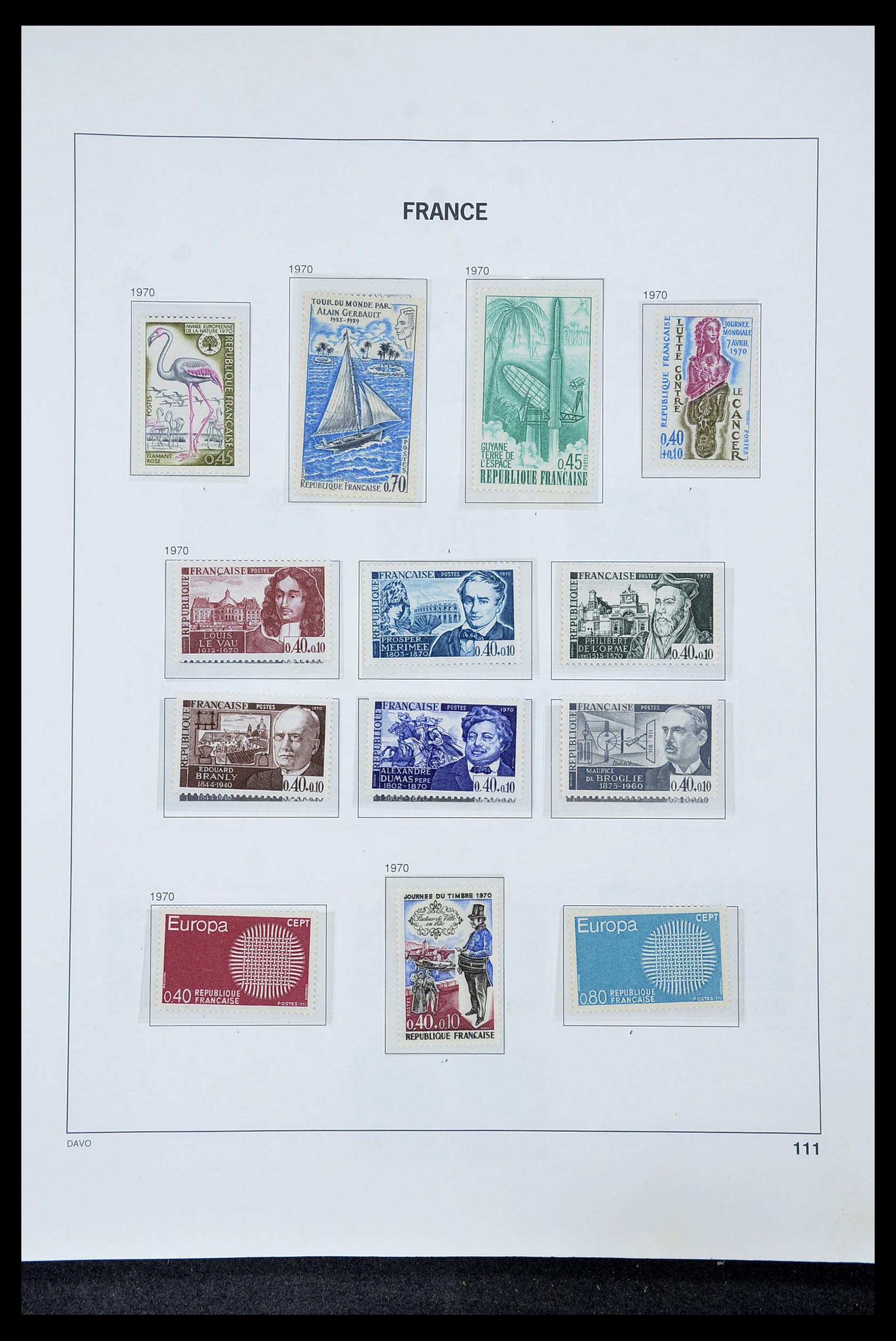34580 142 - Postzegelverzameling 34580 Frankrijk 1900-1971.