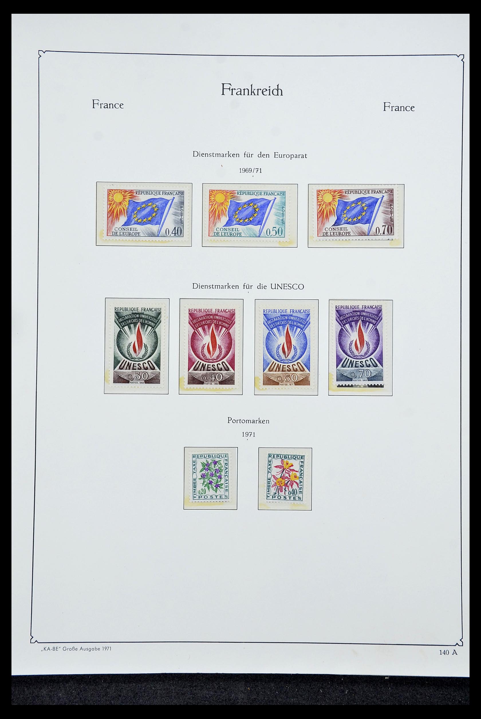 34580 145 - Postzegelverzameling 34580 Frankrijk 1900-1971.