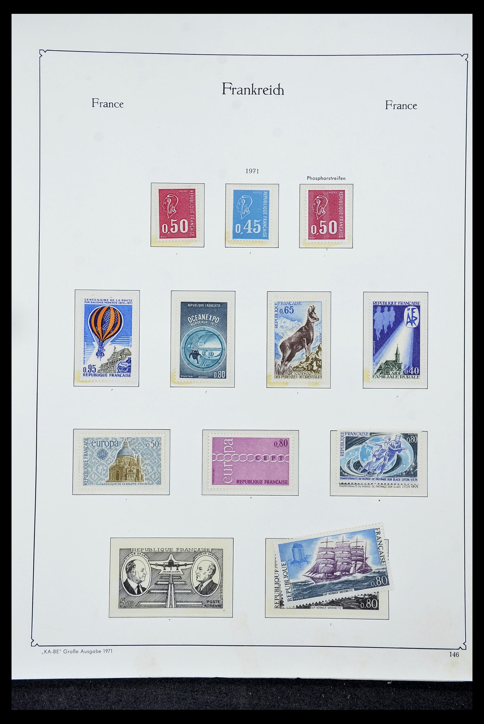 34580 146 - Postzegelverzameling 34580 Frankrijk 1900-1971.