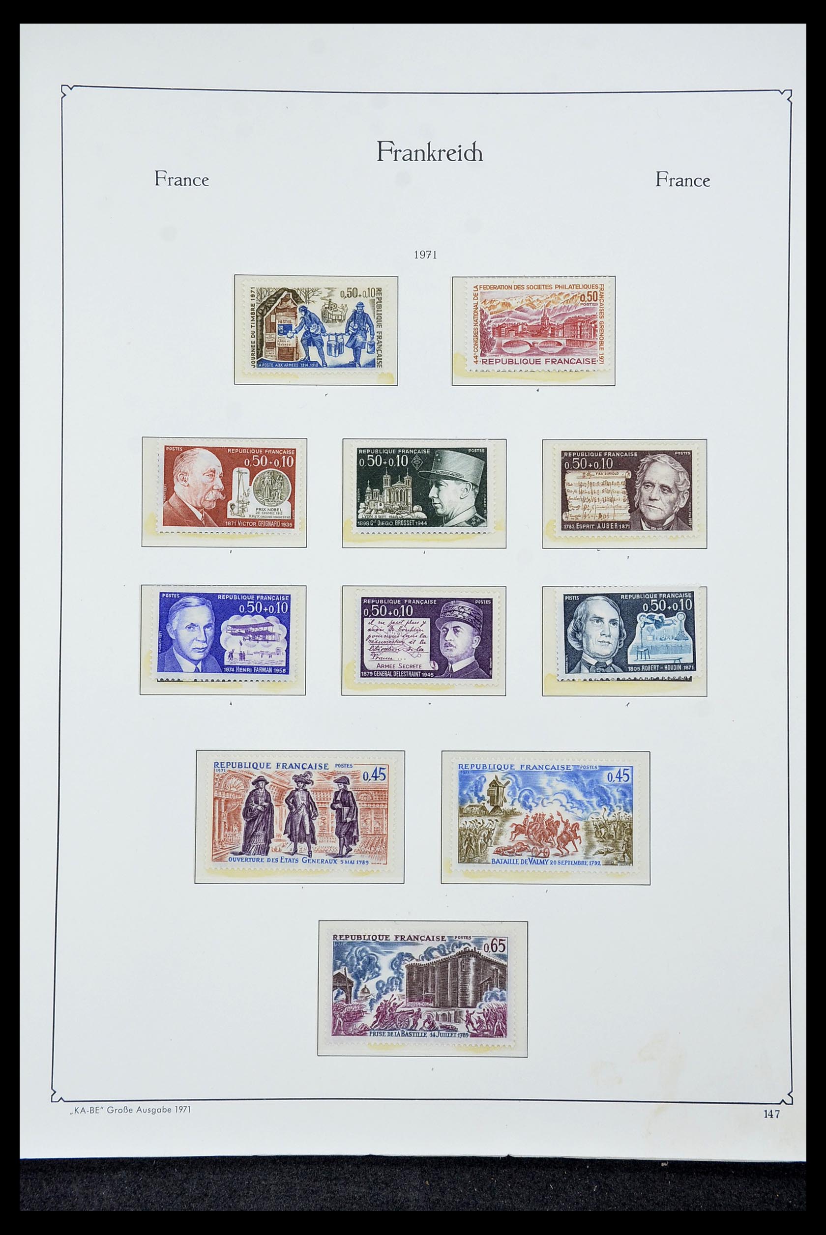 34580 147 - Postzegelverzameling 34580 Frankrijk 1900-1971.