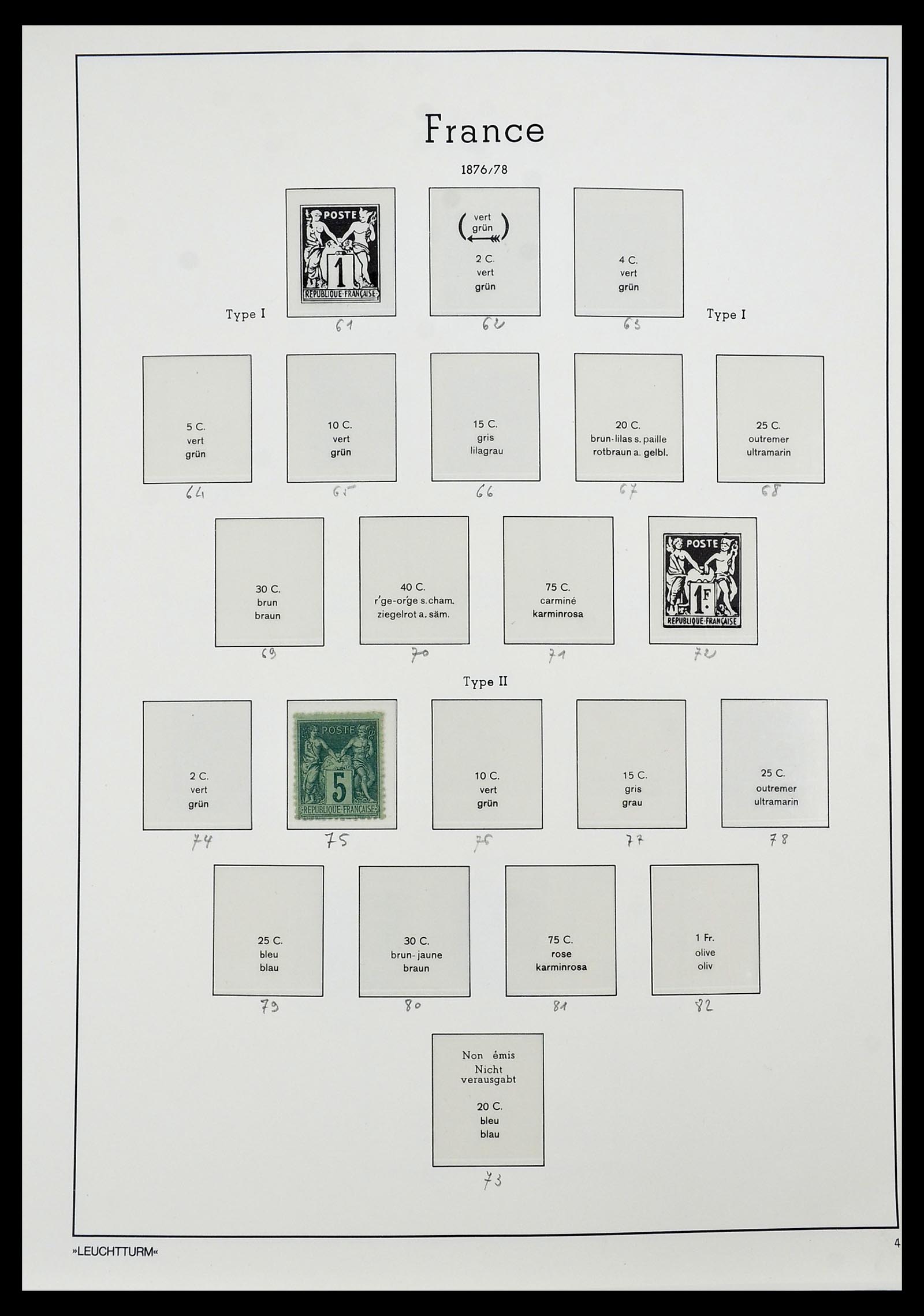 34581 004 - Stamp Collection 34581 France 1849-1965.