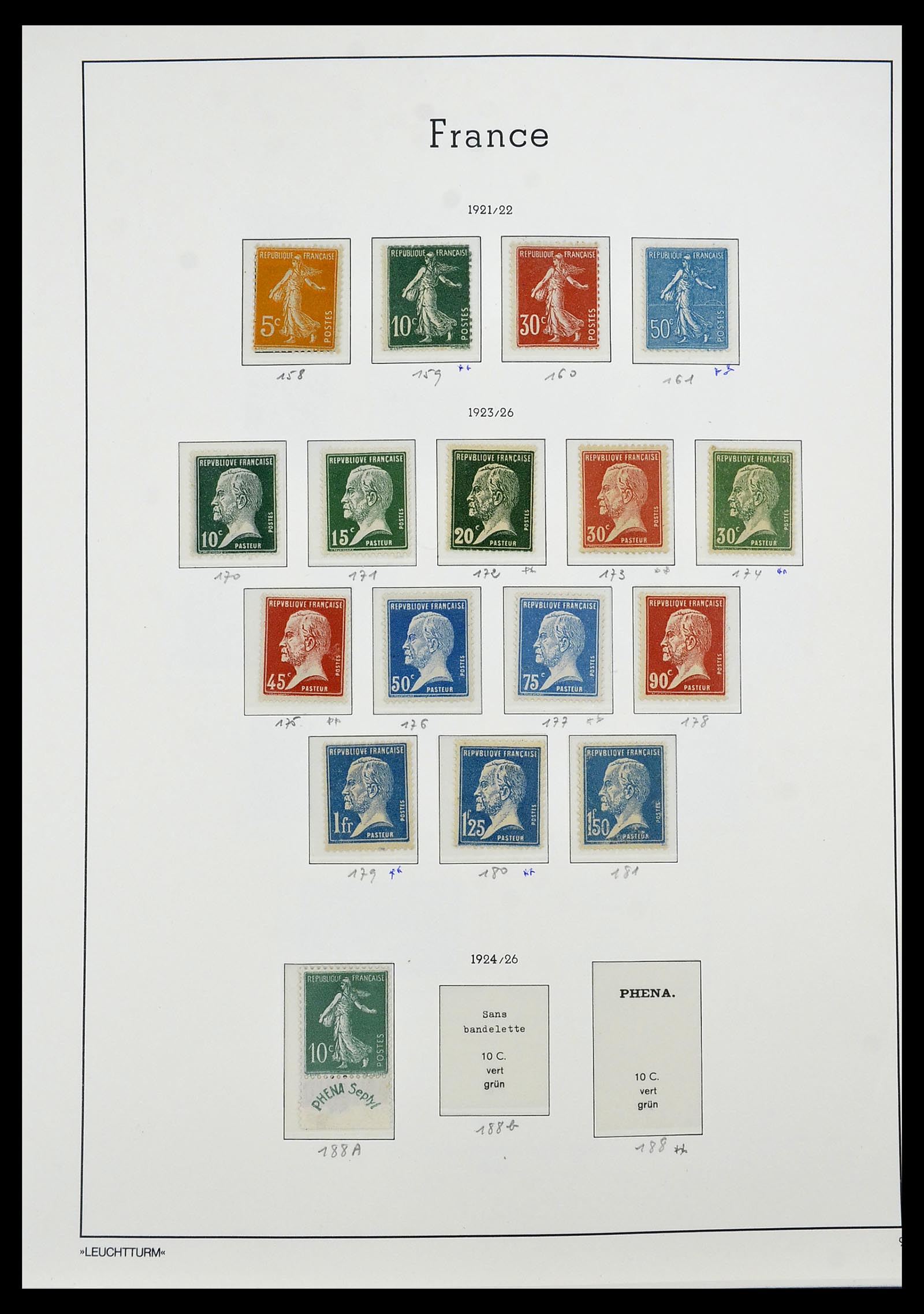 34581 009 - Postzegelverzameling 34581 Frankrijk 1849-1965.