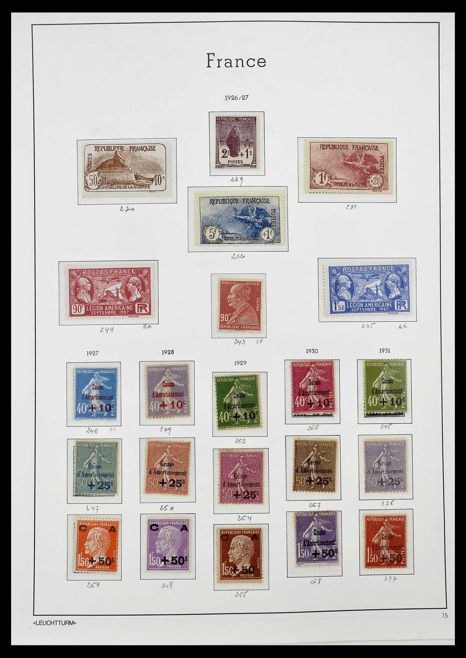 34581 013 - Postzegelverzameling 34581 Frankrijk 1849-1965.