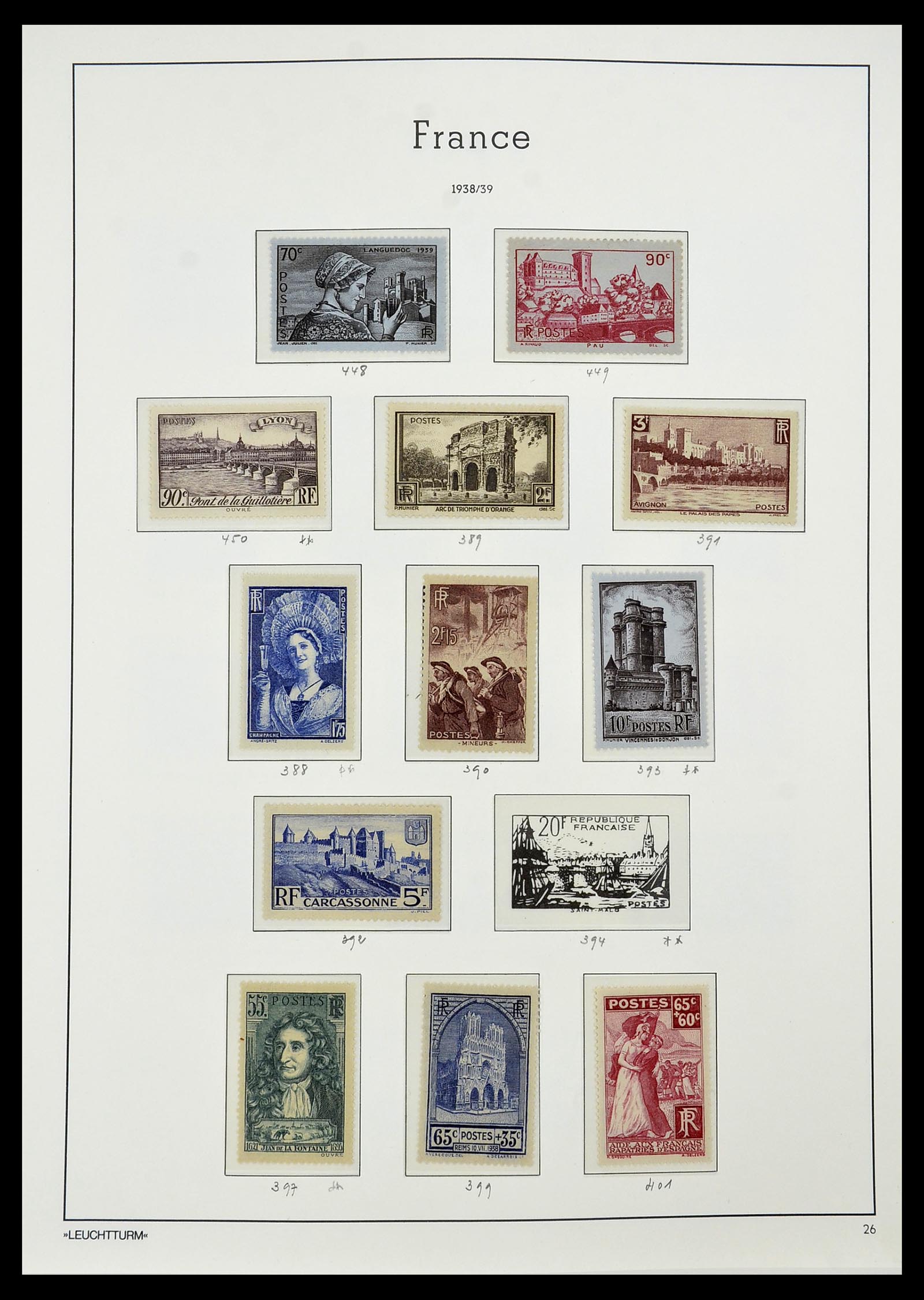 34581 027 - Postzegelverzameling 34581 Frankrijk 1849-1965.