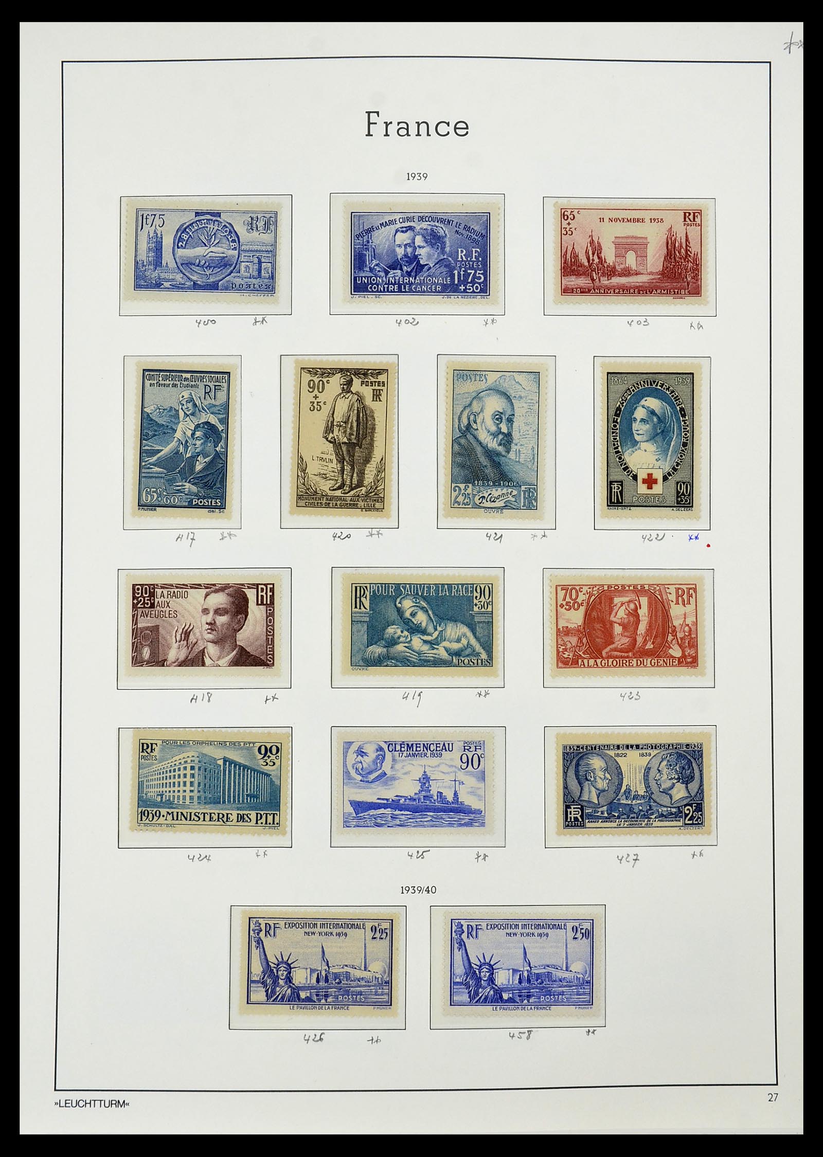 34581 028 - Postzegelverzameling 34581 Frankrijk 1849-1965.