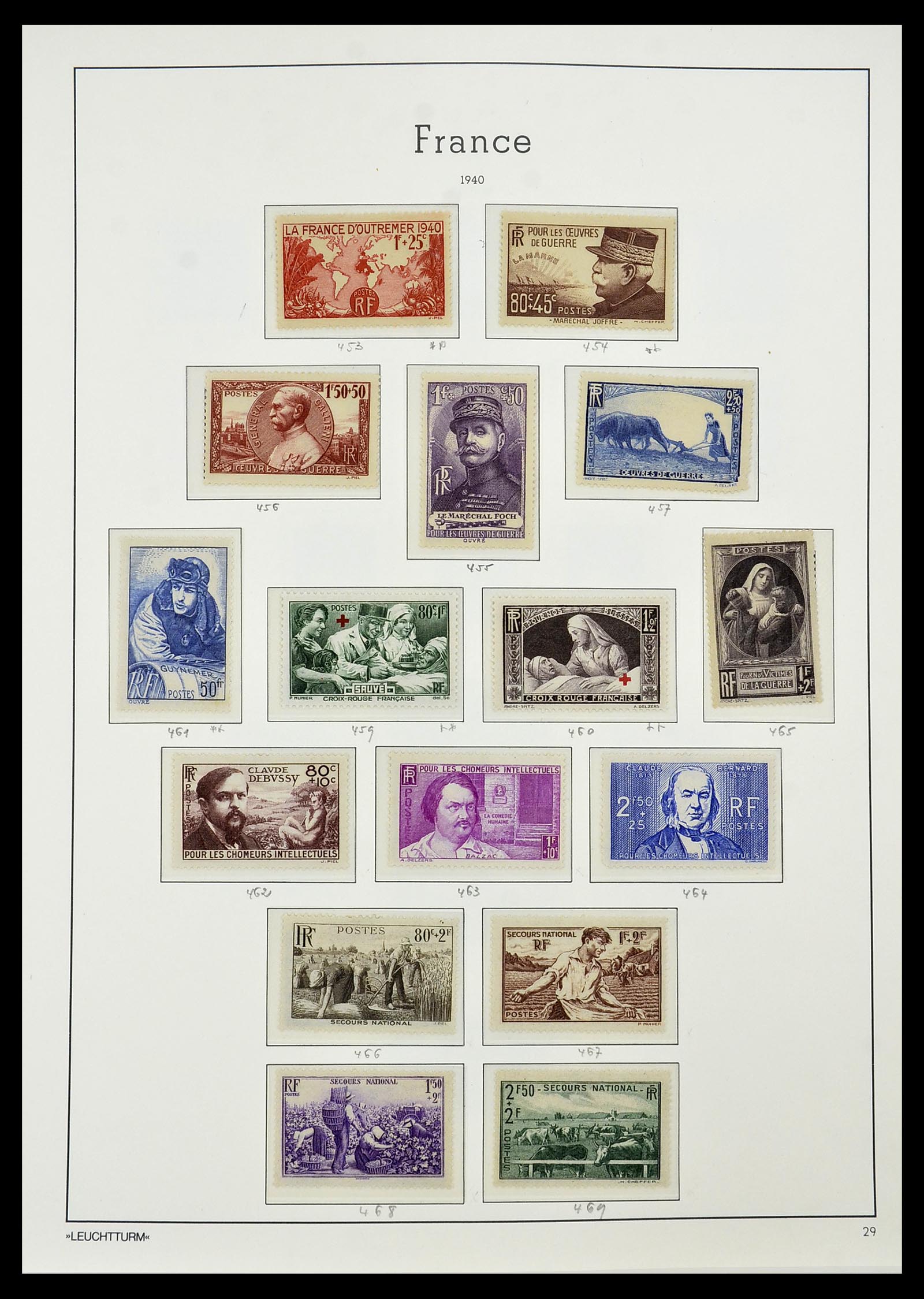 34581 030 - Postzegelverzameling 34581 Frankrijk 1849-1965.