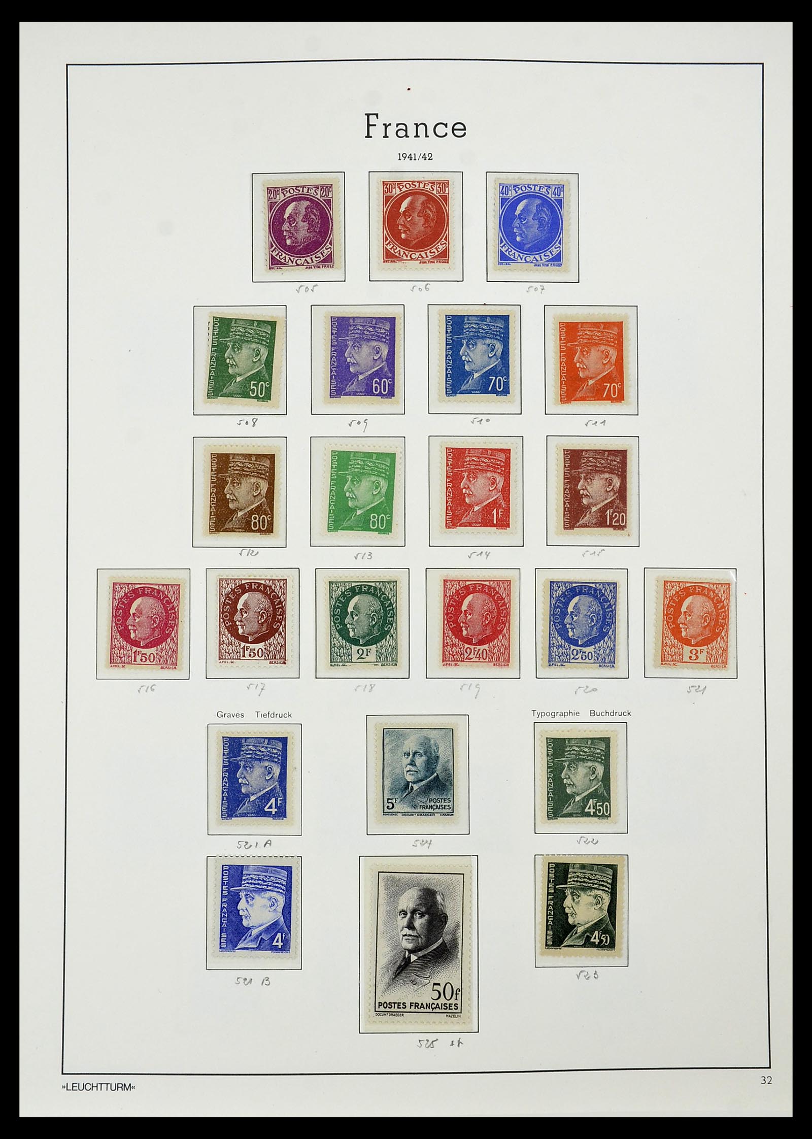34581 033 - Postzegelverzameling 34581 Frankrijk 1849-1965.