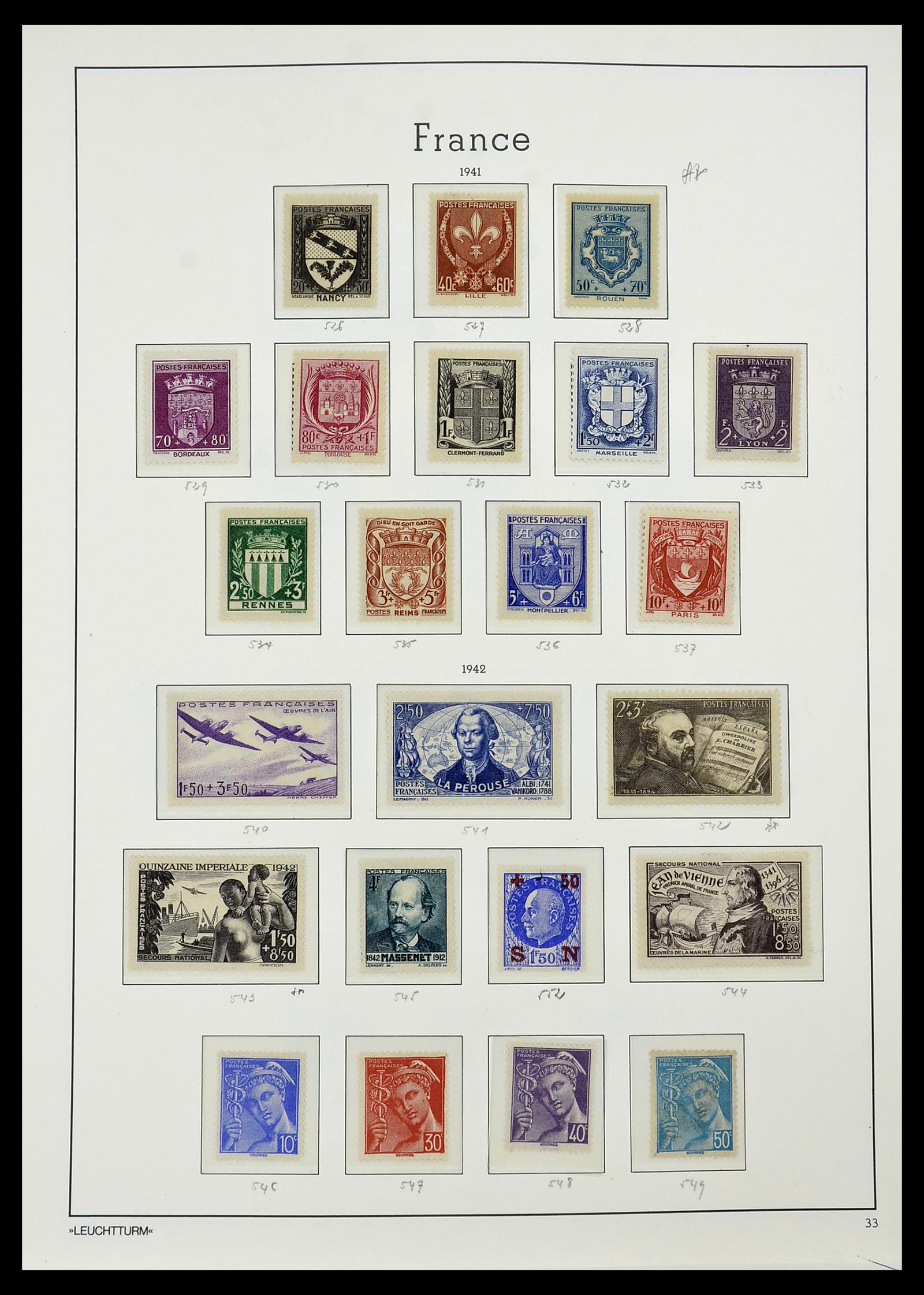 34581 034 - Postzegelverzameling 34581 Frankrijk 1849-1965.