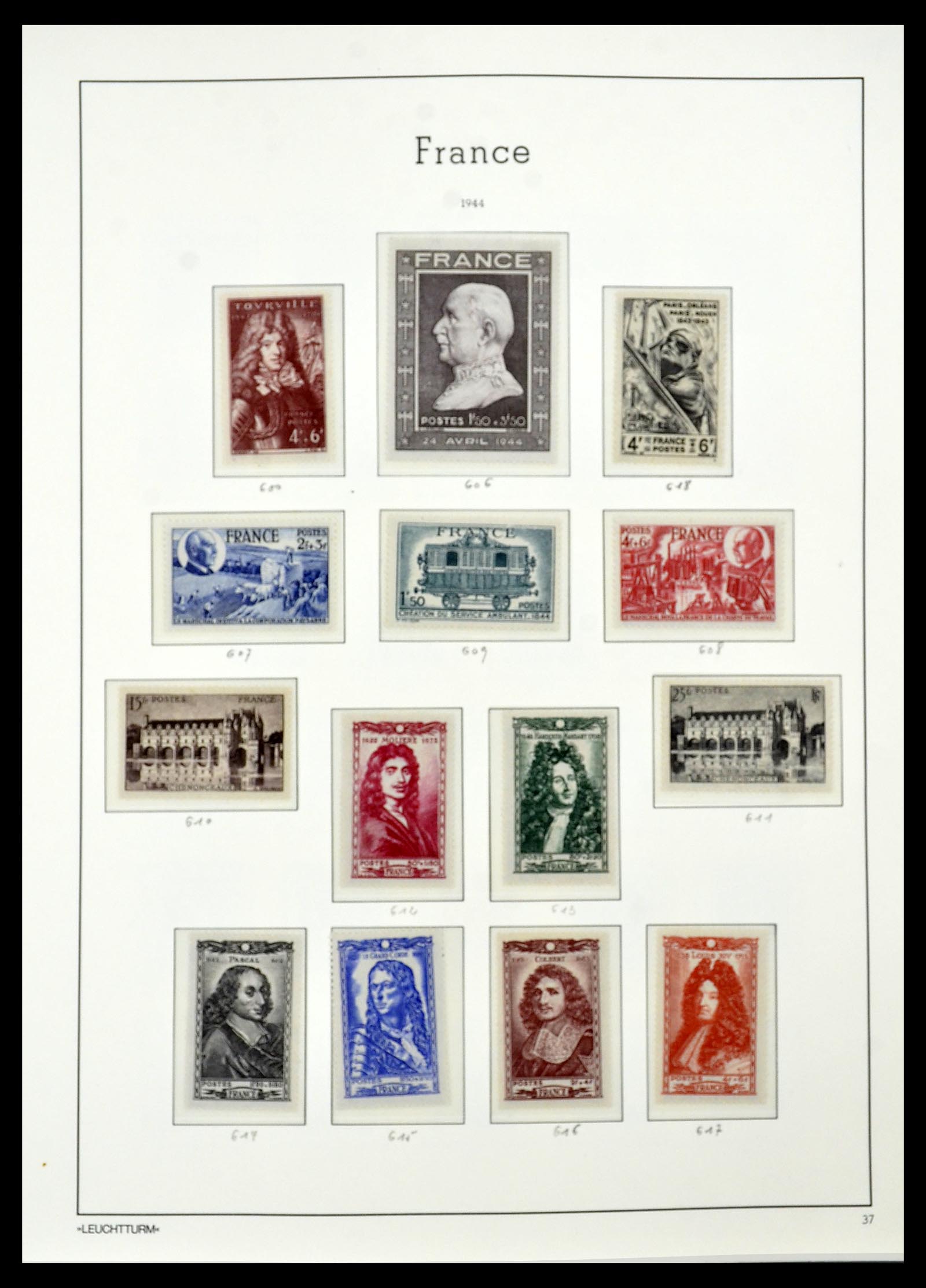 34581 039 - Postzegelverzameling 34581 Frankrijk 1849-1965.