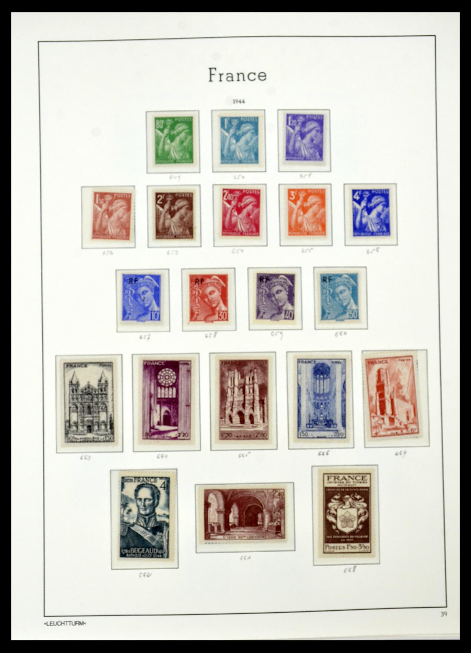 34581 041 - Postzegelverzameling 34581 Frankrijk 1849-1965.