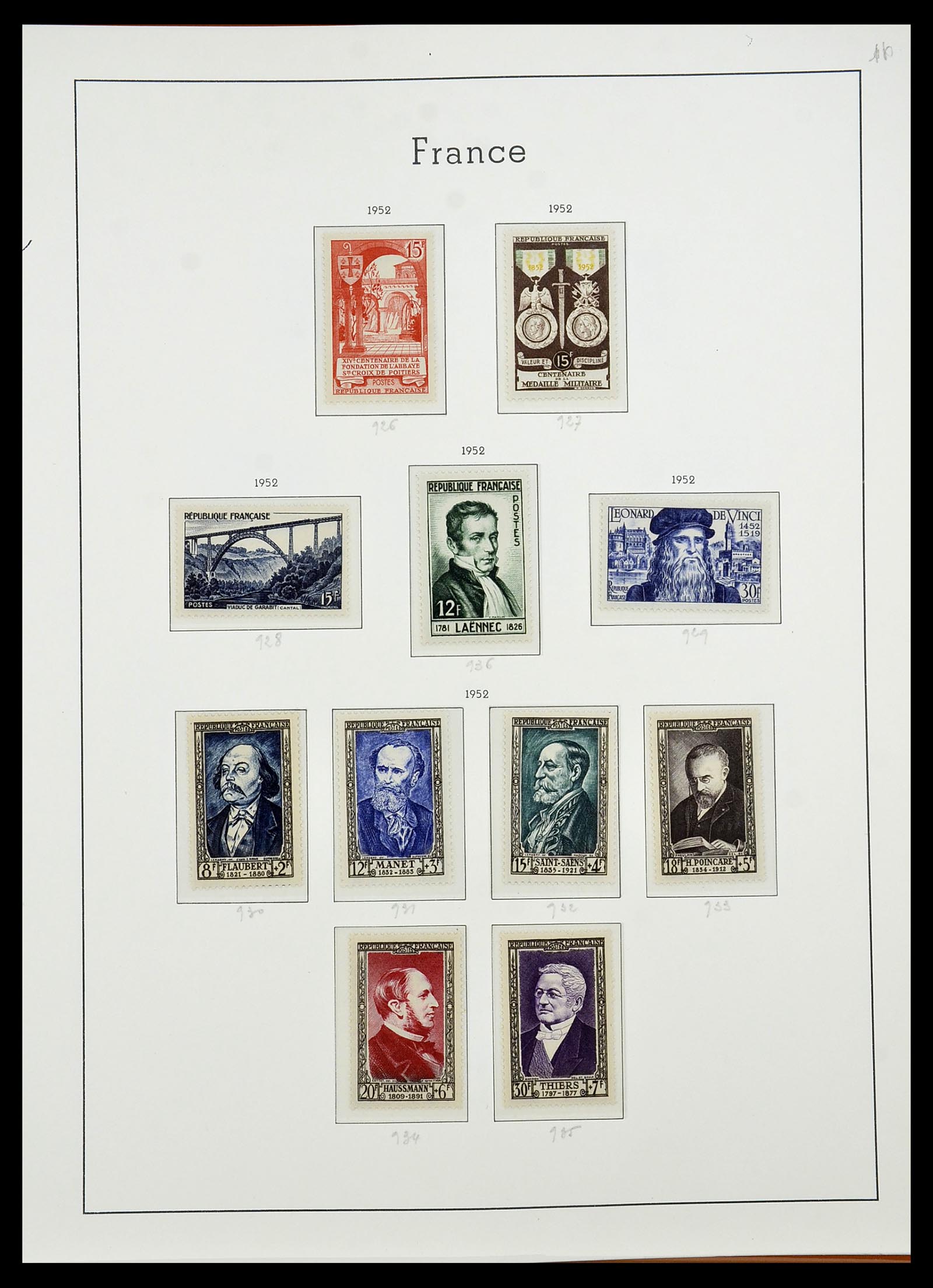 34581 059 - Postzegelverzameling 34581 Frankrijk 1849-1965.
