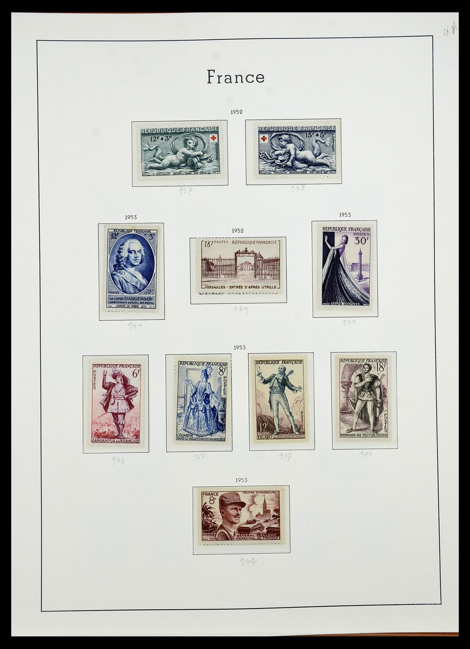 34581 060 - Postzegelverzameling 34581 Frankrijk 1849-1965.