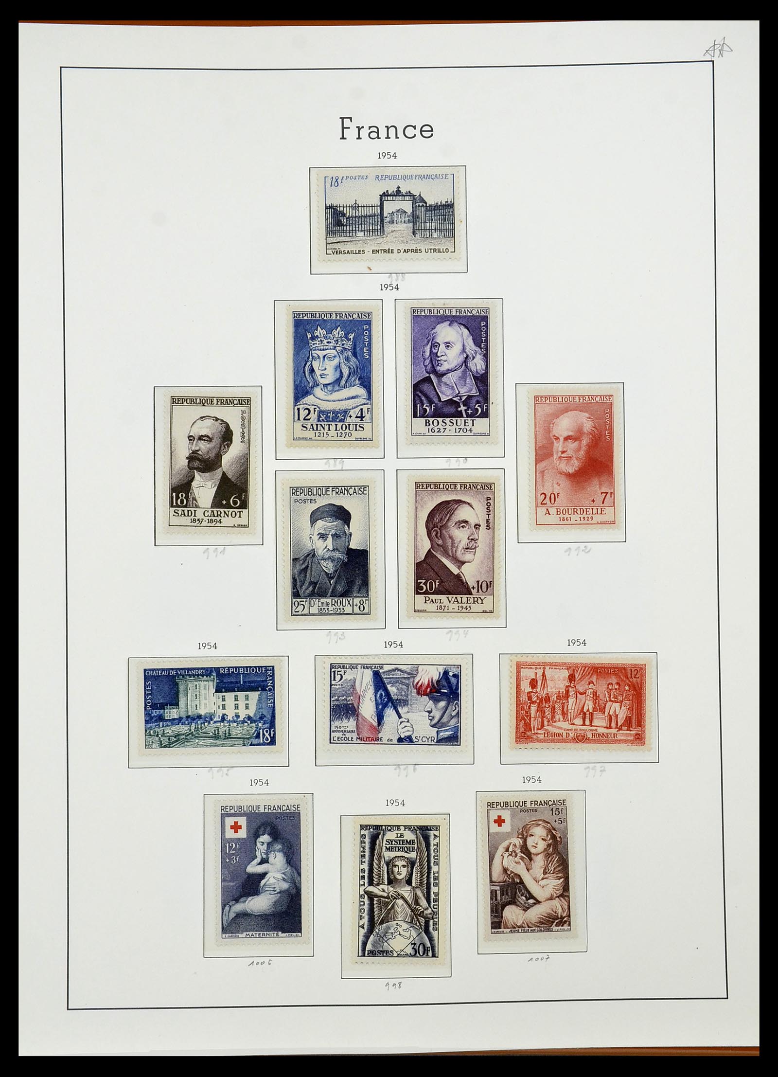 34581 064 - Postzegelverzameling 34581 Frankrijk 1849-1965.