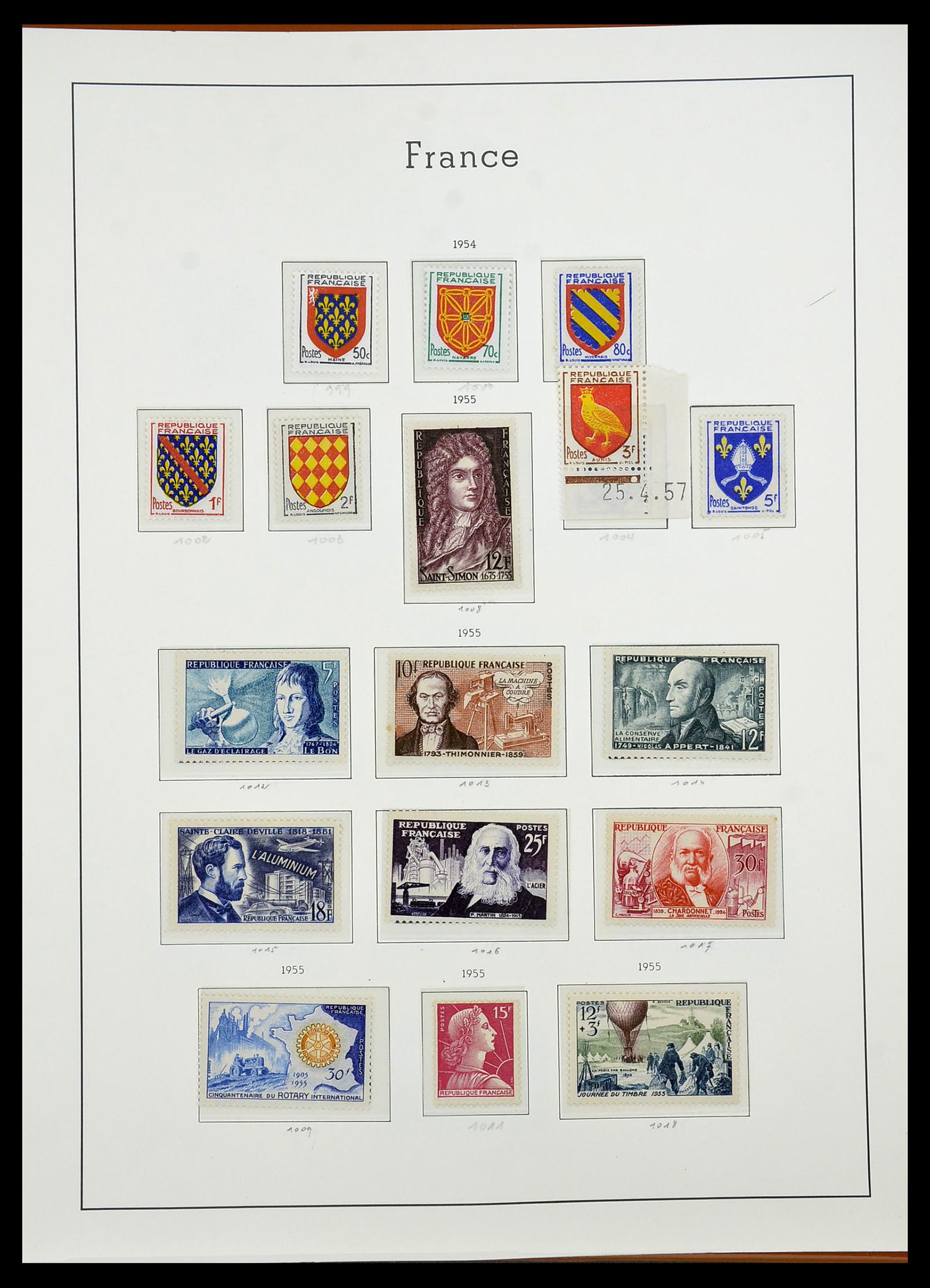 34581 065 - Postzegelverzameling 34581 Frankrijk 1849-1965.