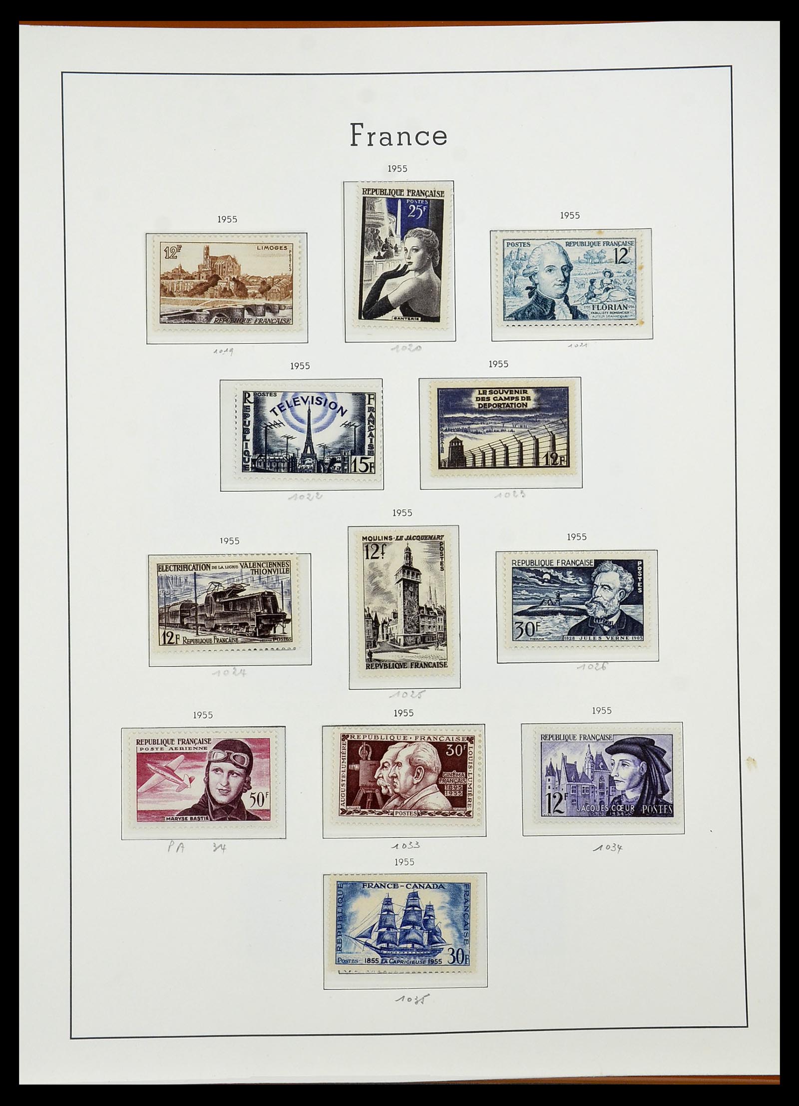 34581 066 - Postzegelverzameling 34581 Frankrijk 1849-1965.