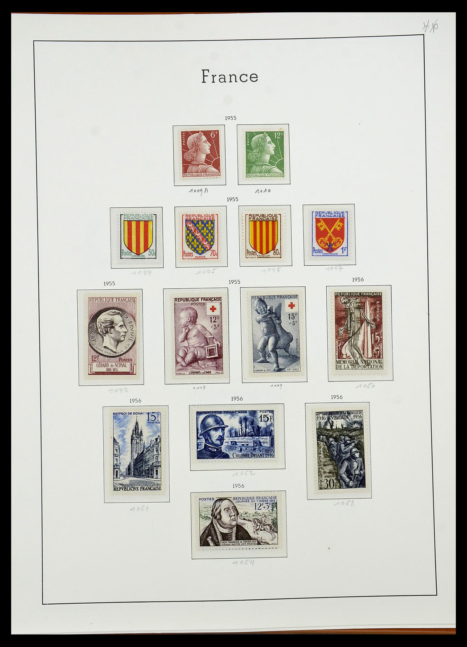 34581 068 - Postzegelverzameling 34581 Frankrijk 1849-1965.
