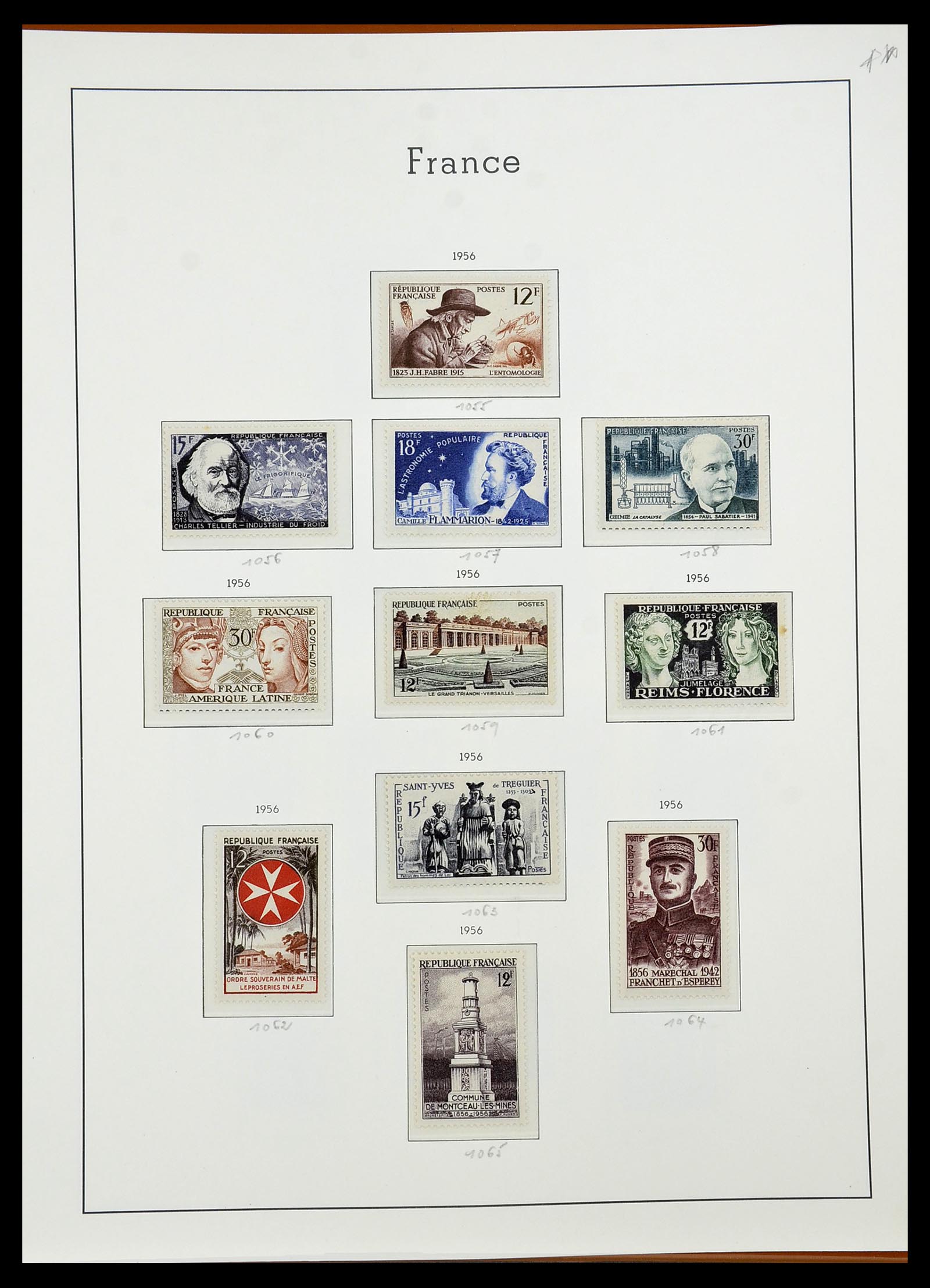 34581 069 - Postzegelverzameling 34581 Frankrijk 1849-1965.