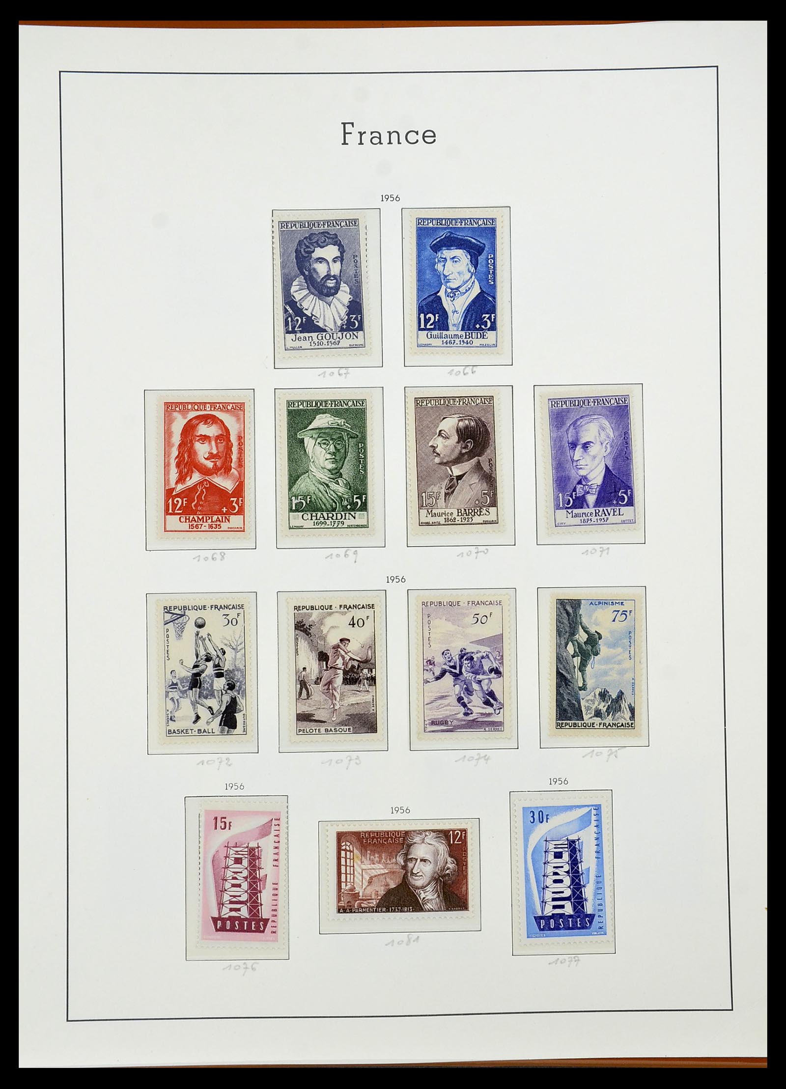 34581 070 - Postzegelverzameling 34581 Frankrijk 1849-1965.