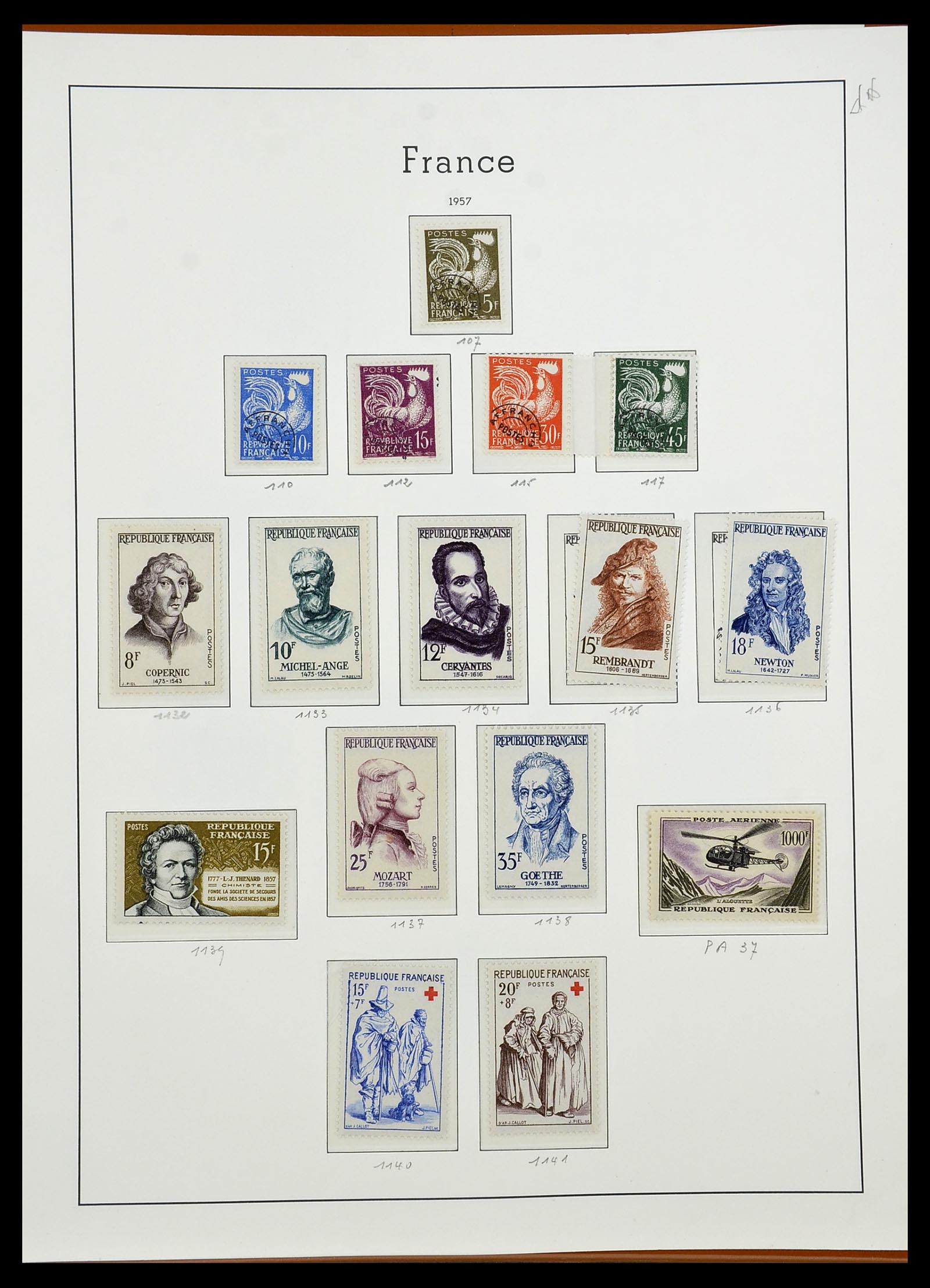34581 075 - Postzegelverzameling 34581 Frankrijk 1849-1965.