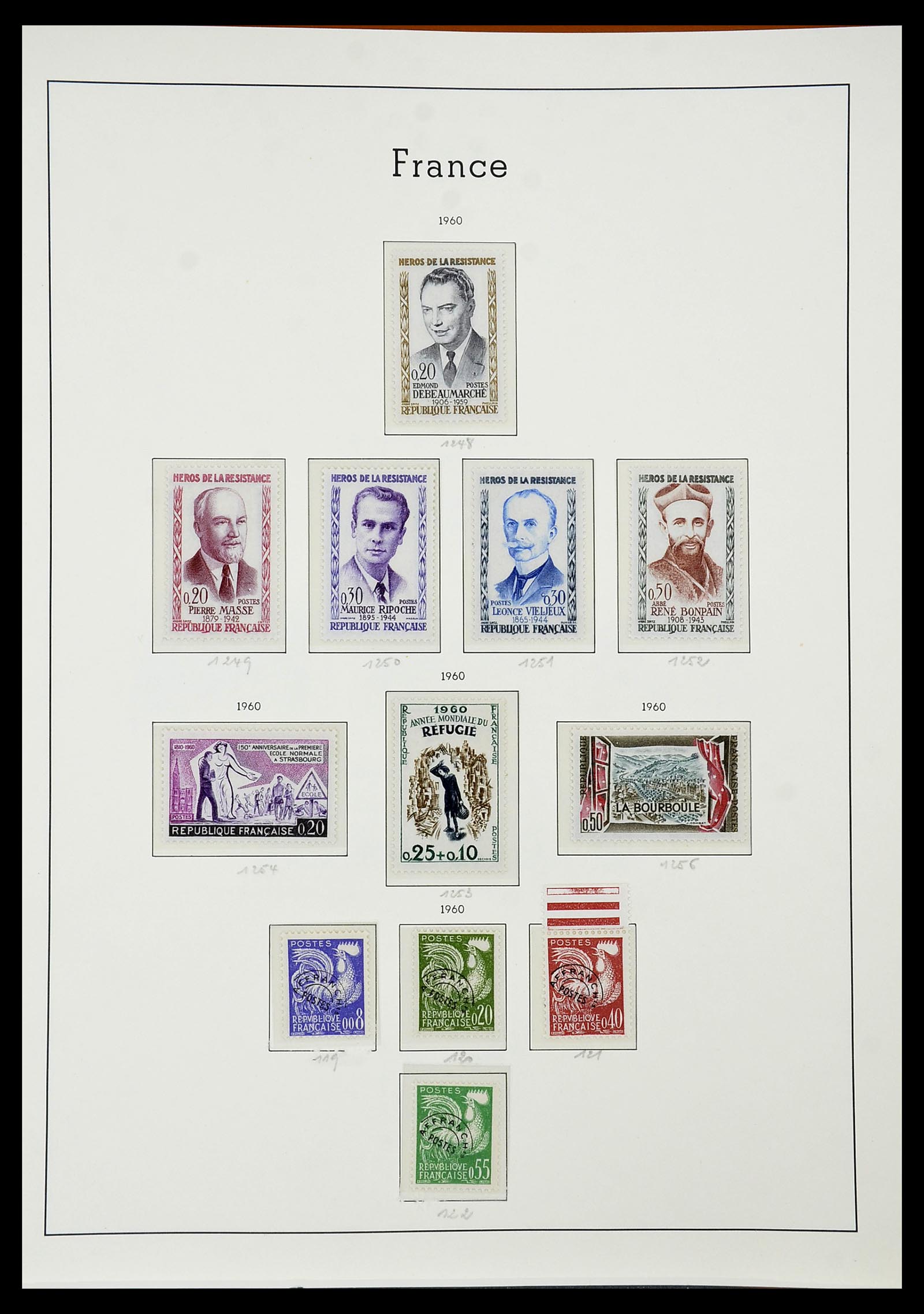 34581 085 - Postzegelverzameling 34581 Frankrijk 1849-1965.