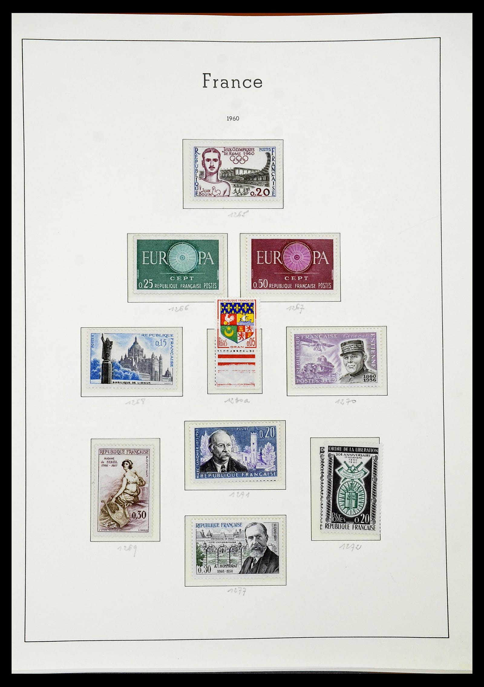 34581 087 - Postzegelverzameling 34581 Frankrijk 1849-1965.
