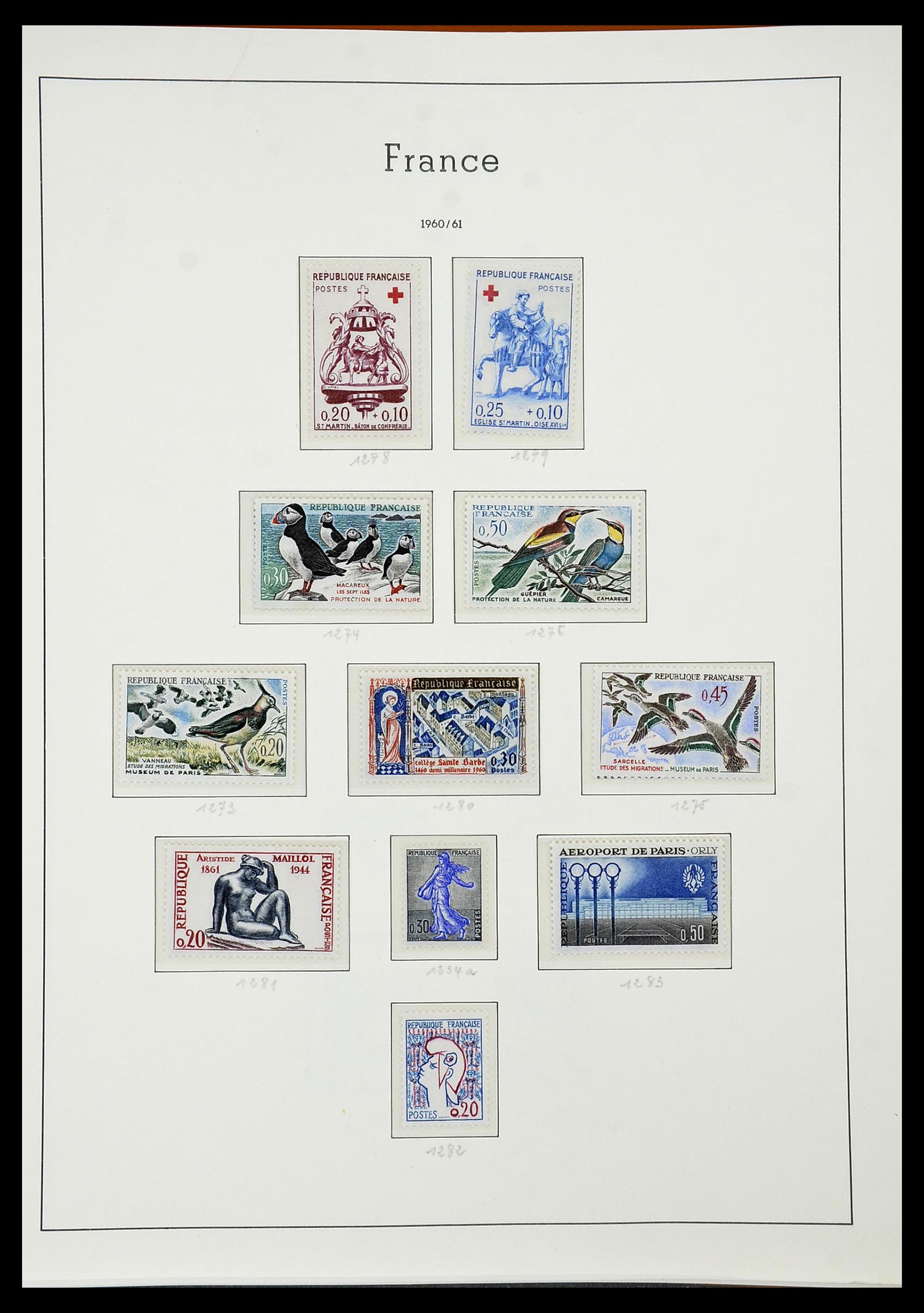 34581 088 - Postzegelverzameling 34581 Frankrijk 1849-1965.