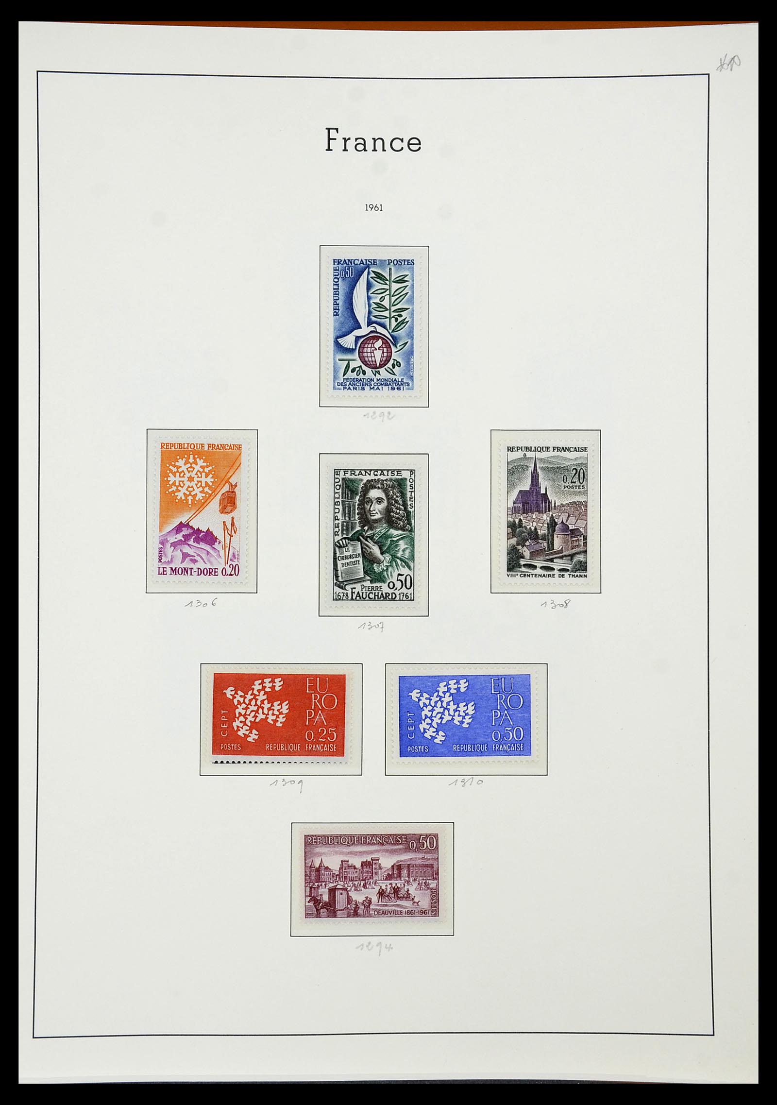 34581 091 - Postzegelverzameling 34581 Frankrijk 1849-1965.