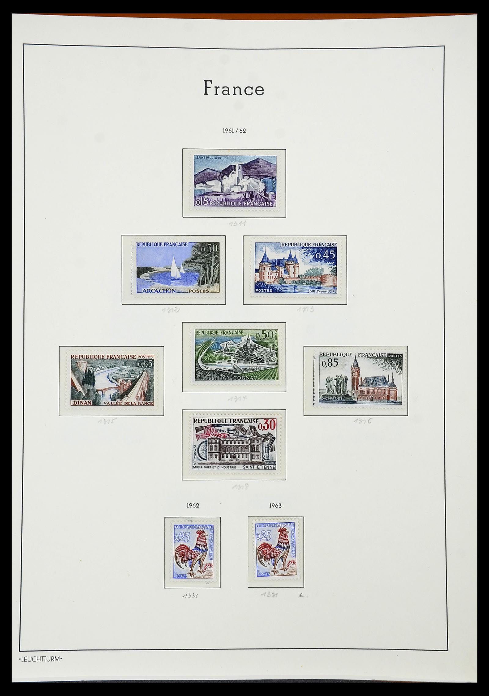 34581 093 - Postzegelverzameling 34581 Frankrijk 1849-1965.
