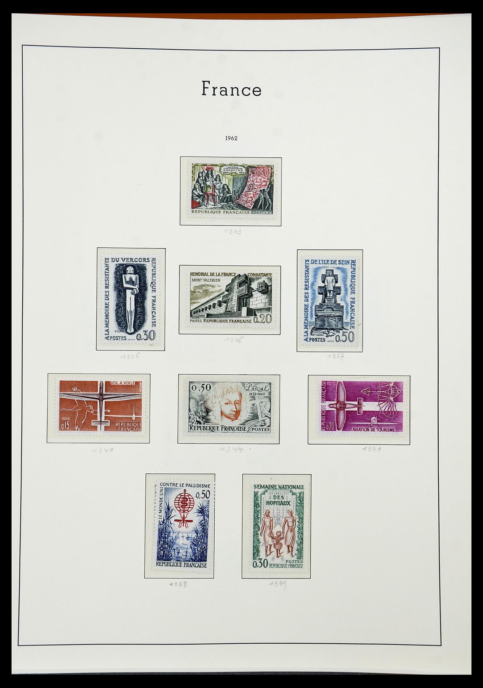 34581 095 - Postzegelverzameling 34581 Frankrijk 1849-1965.