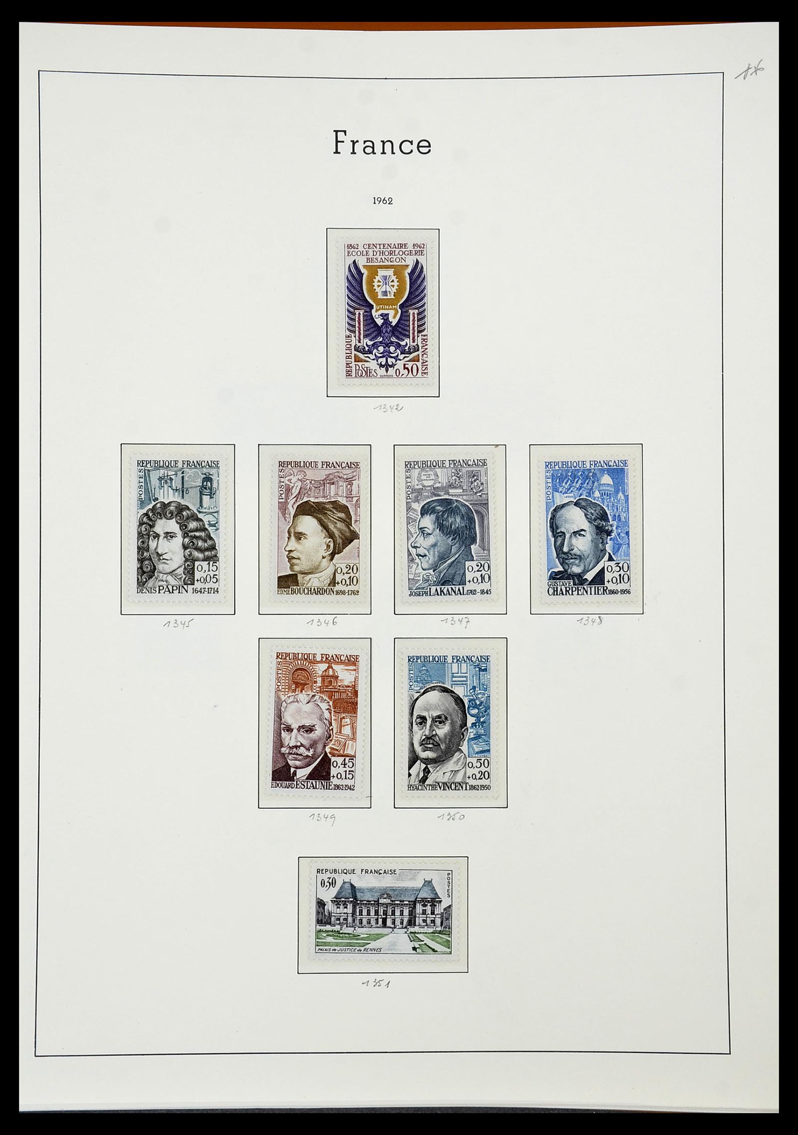 34581 096 - Postzegelverzameling 34581 Frankrijk 1849-1965.