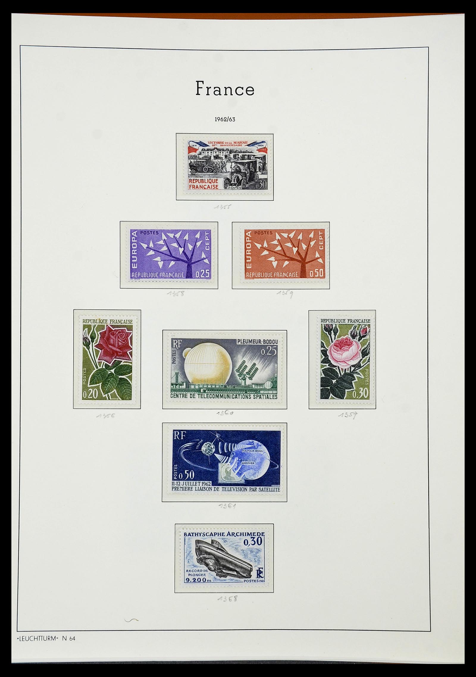34581 097 - Postzegelverzameling 34581 Frankrijk 1849-1965.