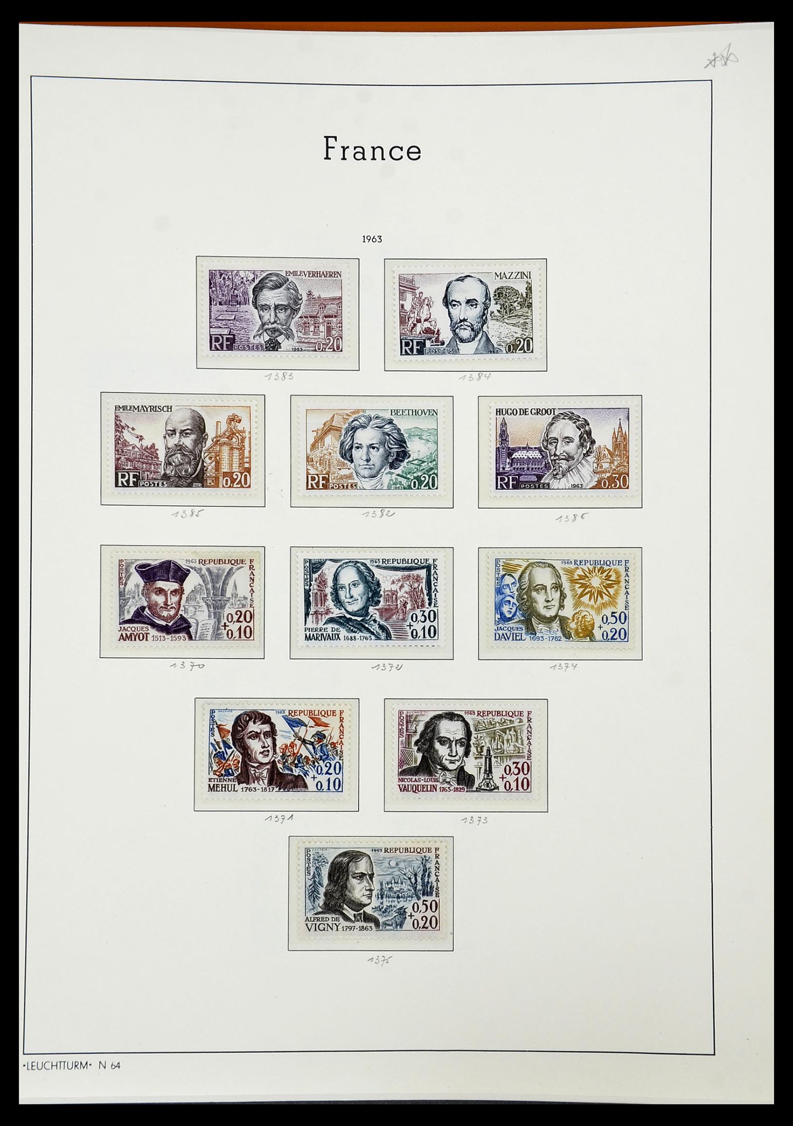 34581 101 - Postzegelverzameling 34581 Frankrijk 1849-1965.