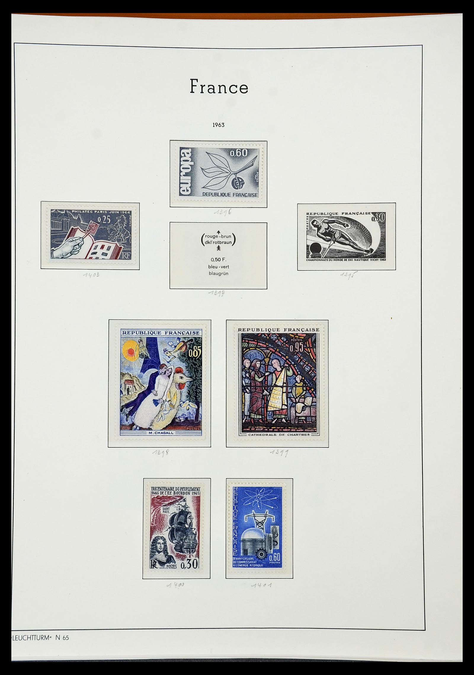 34581 102 - Postzegelverzameling 34581 Frankrijk 1849-1965.