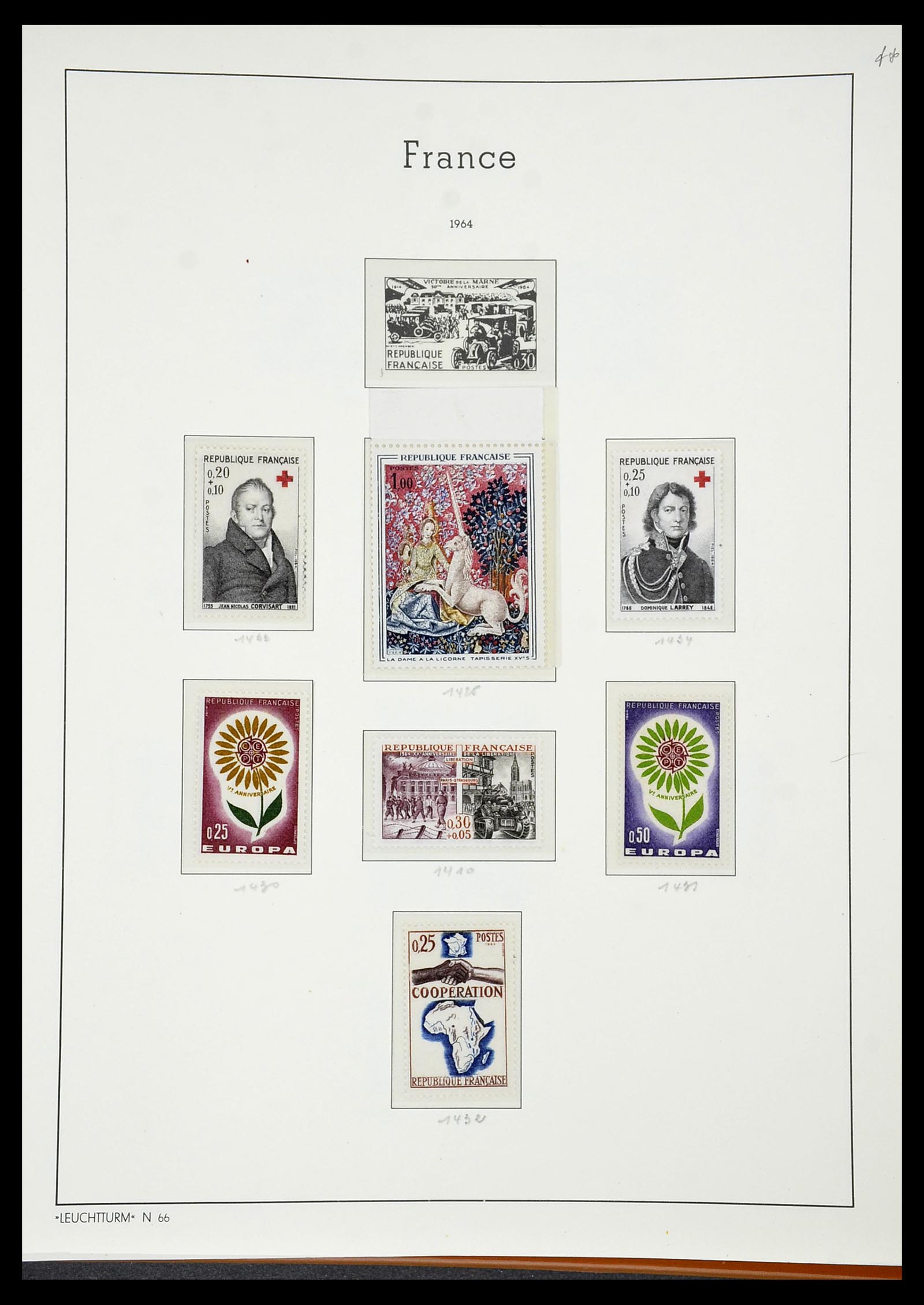 34581 106 - Postzegelverzameling 34581 Frankrijk 1849-1965.